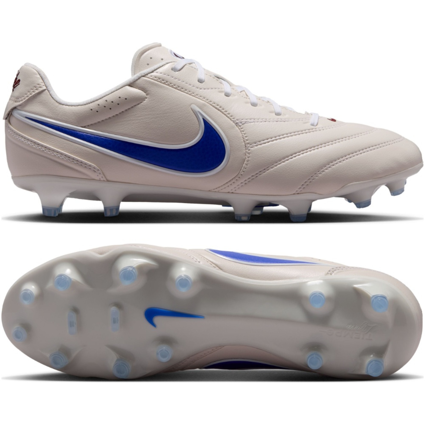 Nike Tiempo Ligera Pro Gras Football Boots (FG) Chalk White Blue White