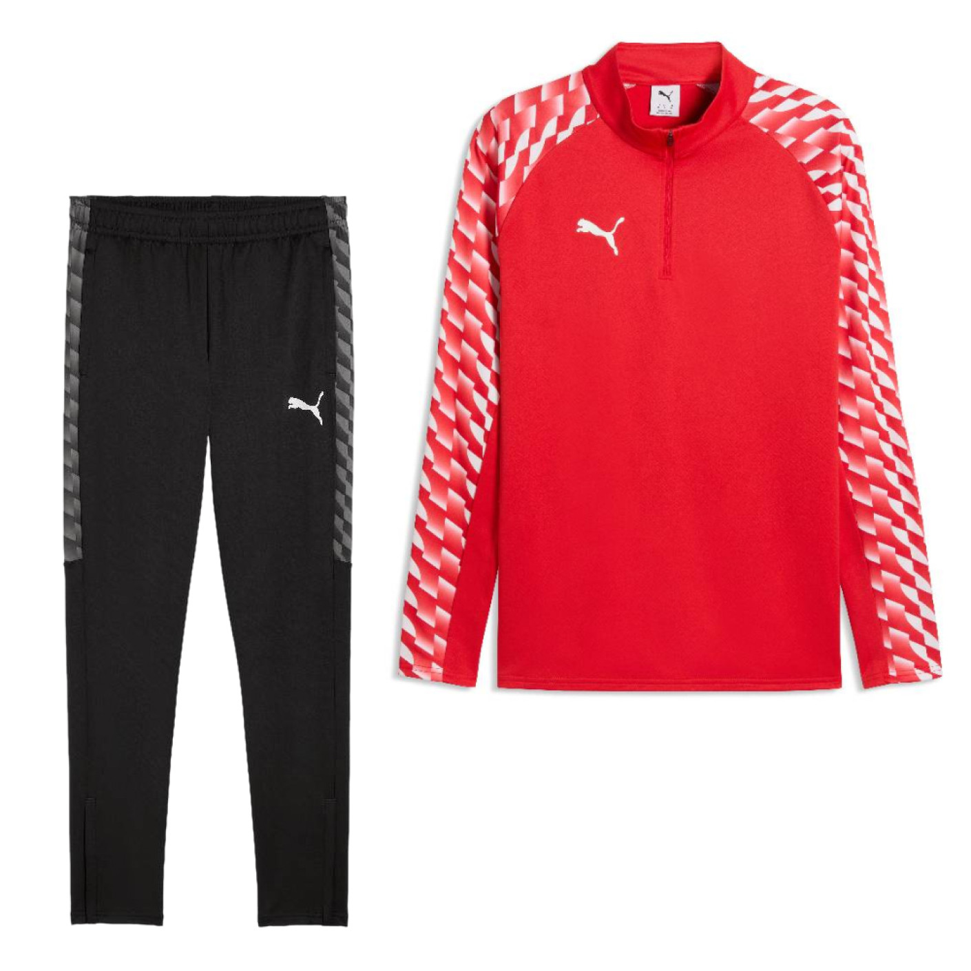PUMA TeamLiga26 Tracksuit 1/4-Zip Red Black
