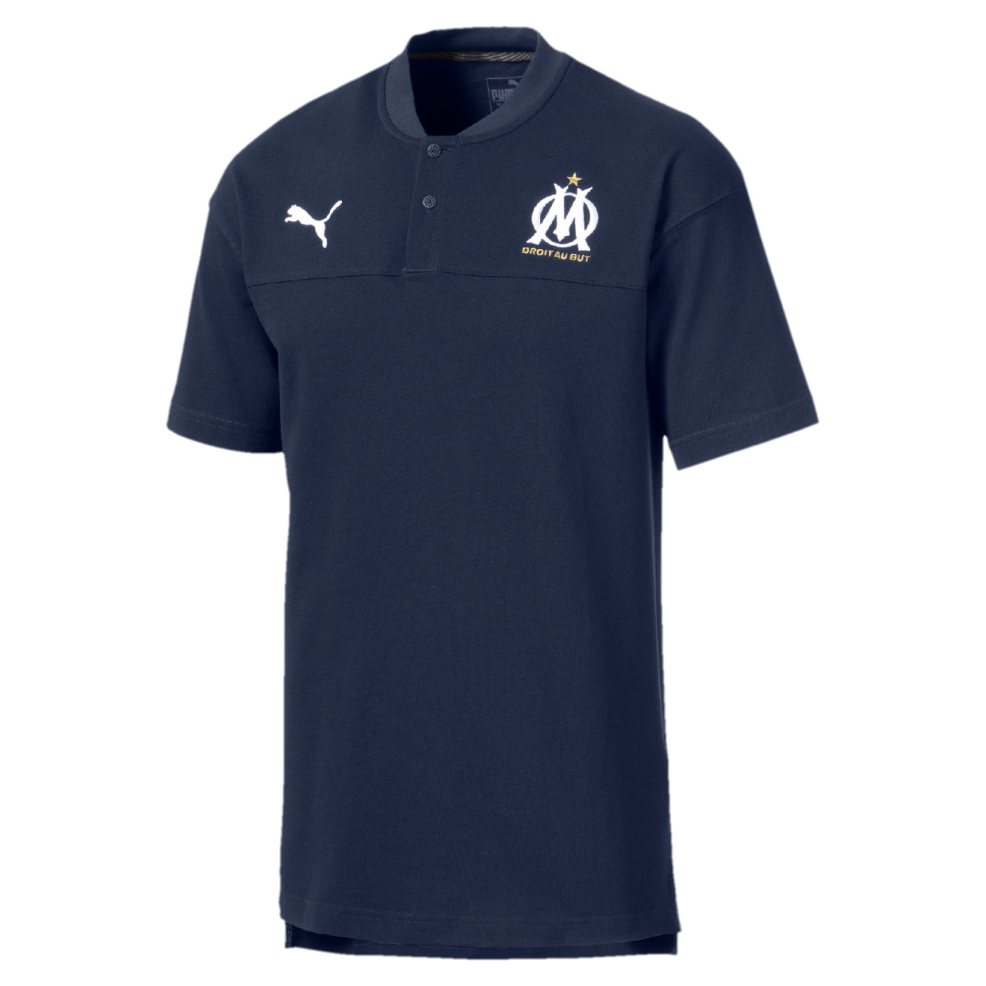 PUMA Olympique Marseille Casual Polo 2019-2020 Donkerblauw