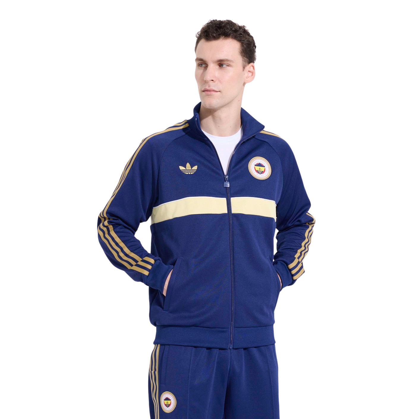 adidas Fenerbahce SK Originals Trainingsjack Donkerblauw Geel