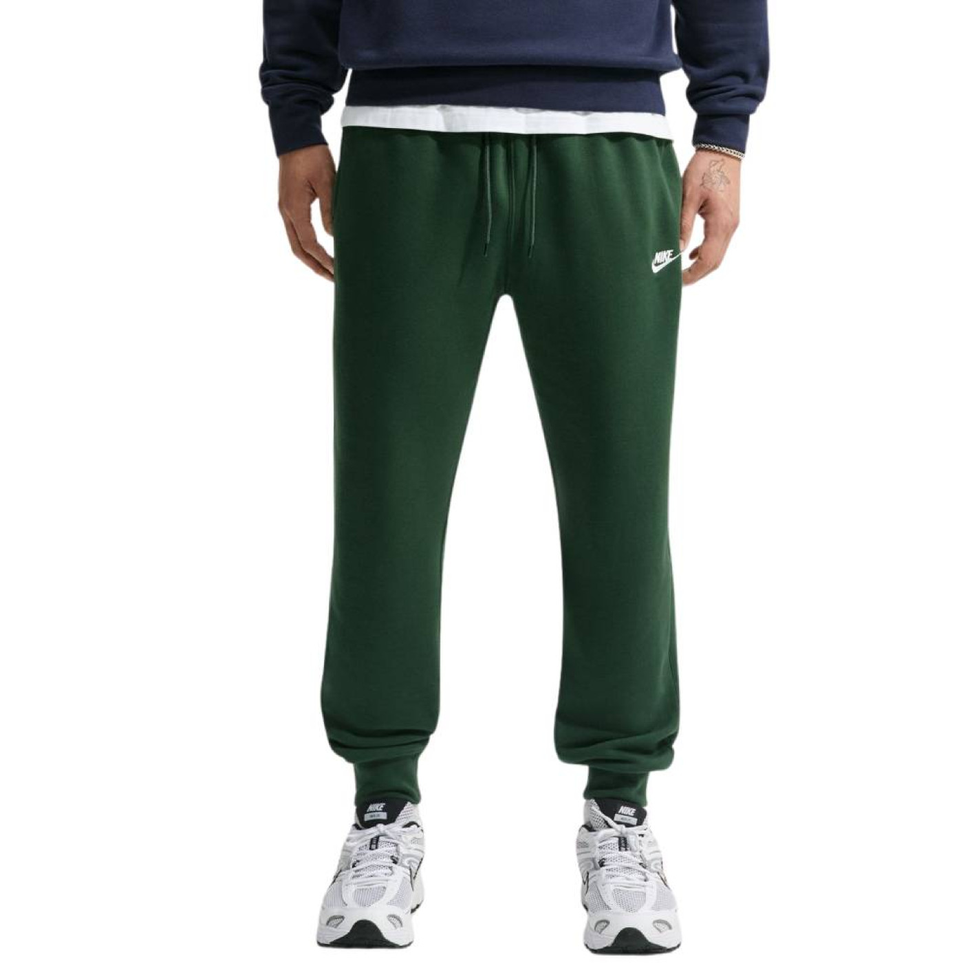 Nike Sportswear Club Fleece Sweat Pants Dark Green White
