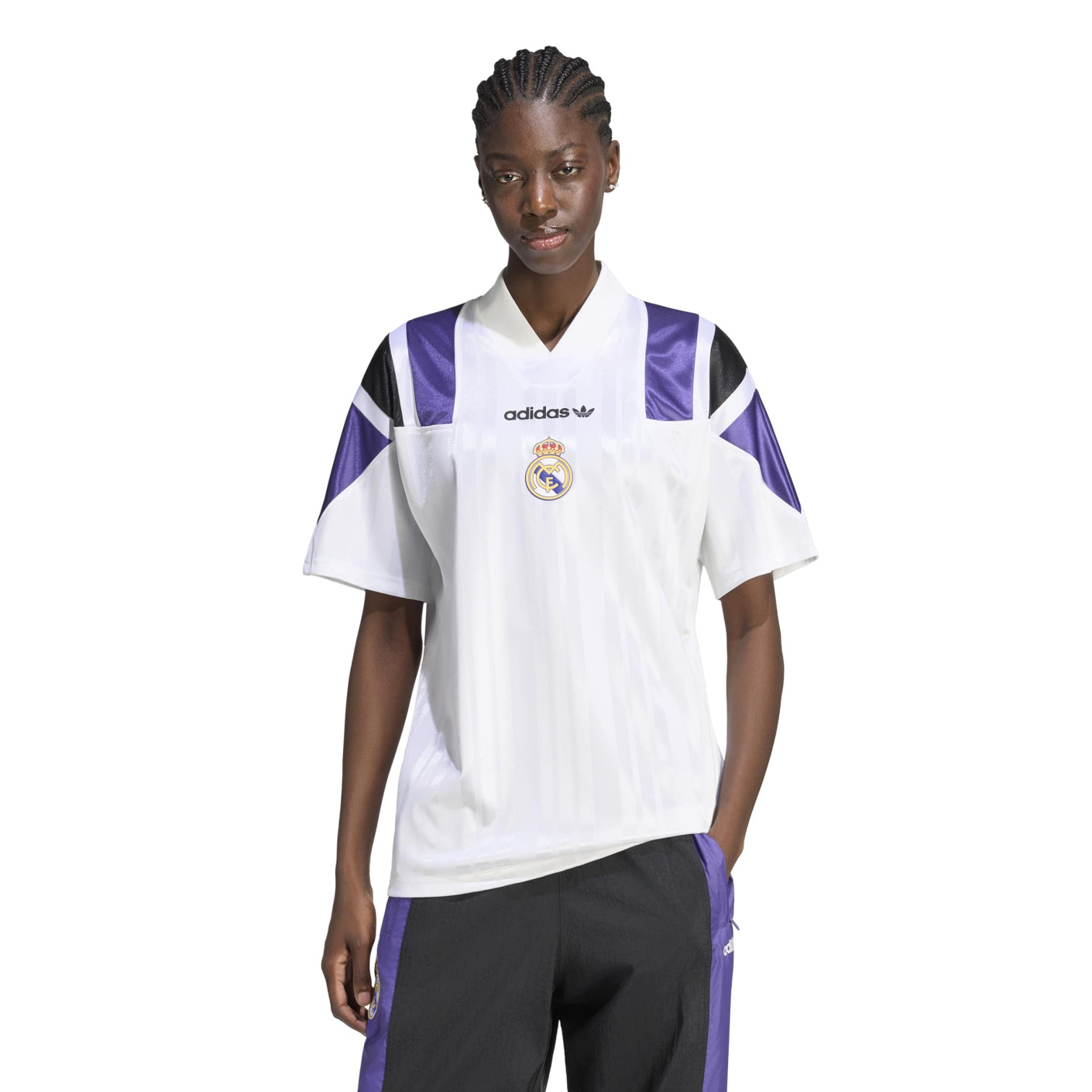 adidas Real Madrid EQT T-Shirt White Purple Black