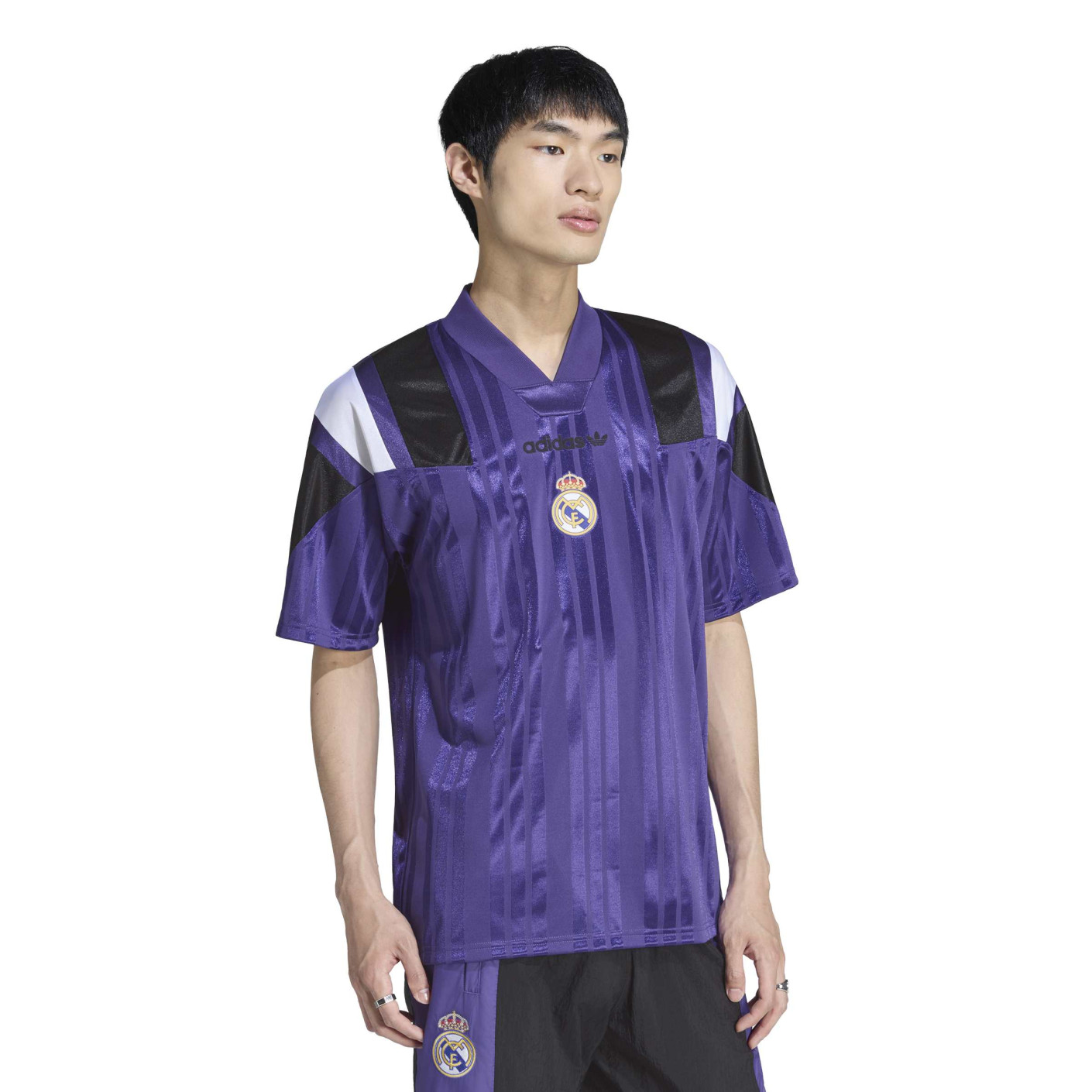 adidas Real Madrid EQT T-Shirt Paars Zwart Wit