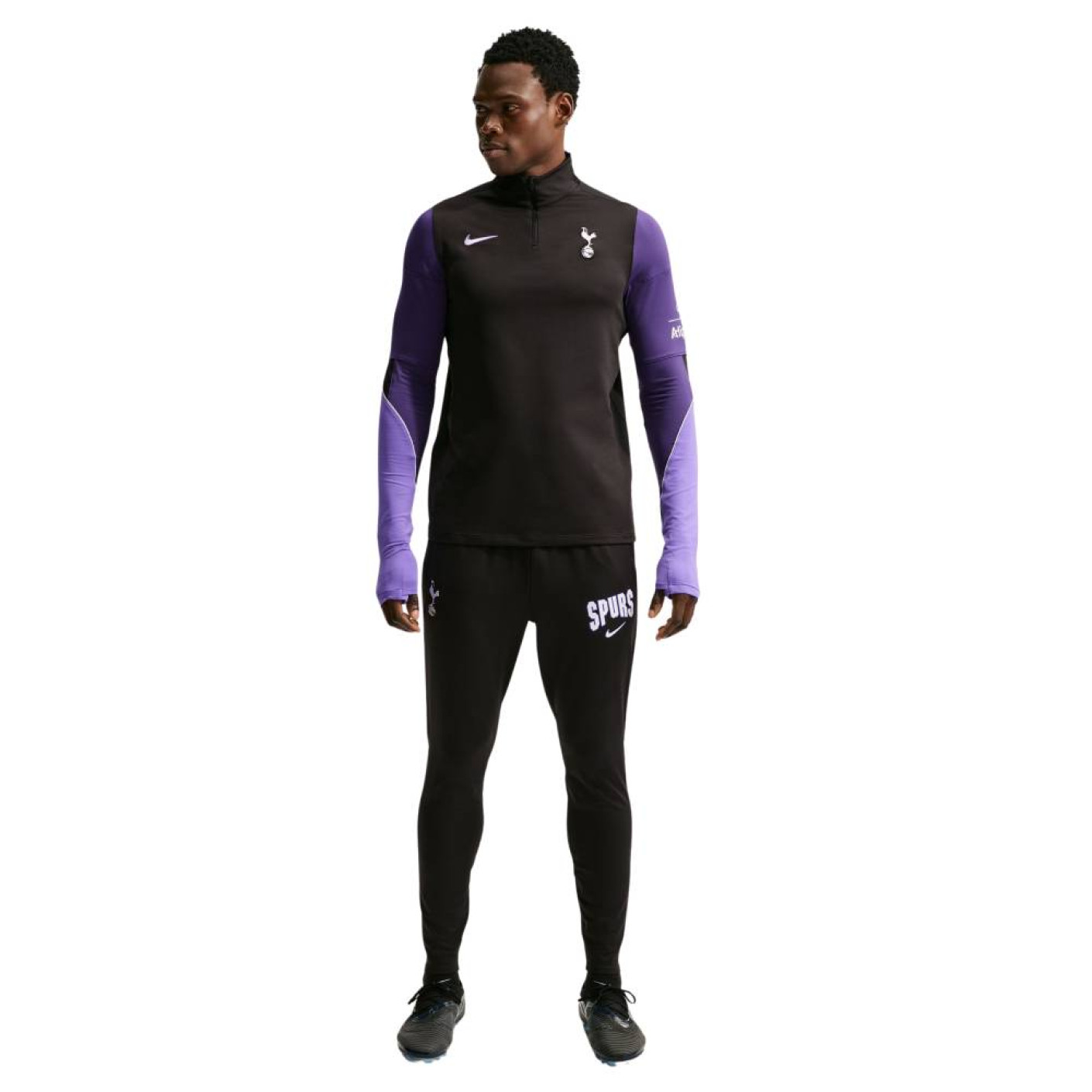 Nike Tottenham Hotspur Strike Tracksuit 1/4-Zip 2026-2027 Black Purple White