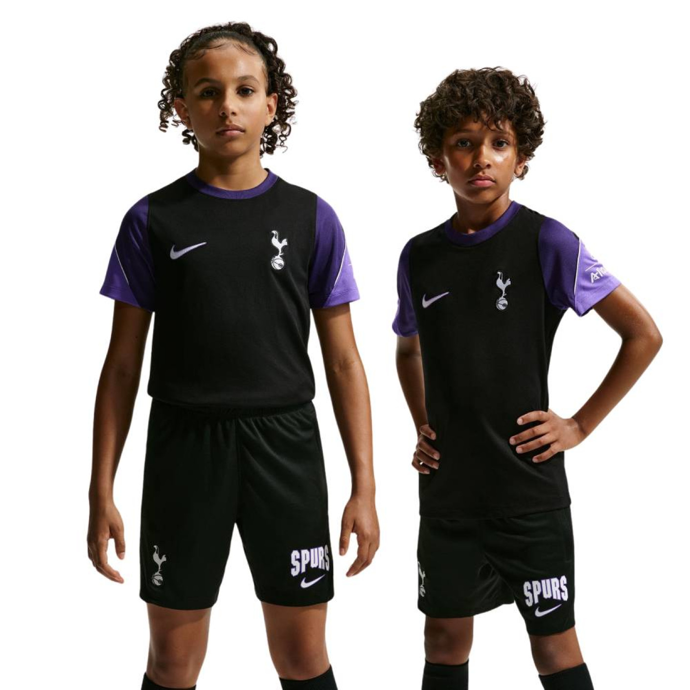 Nike Tottenham Hotspur Strike Training Set 2026-2027 Kids Black Purple White