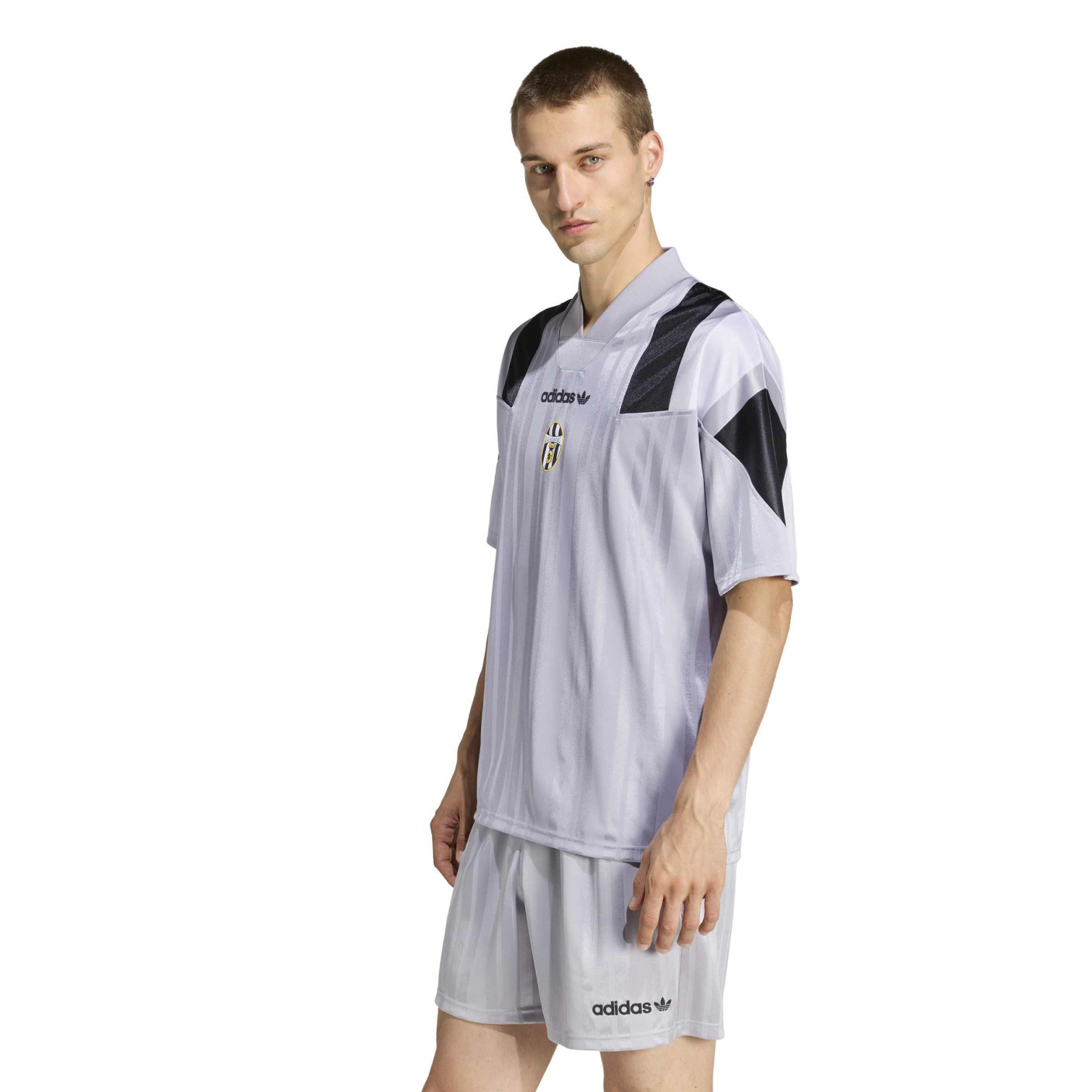 adidas Juventus EQT T-Shirt Grijs Zwart Wit