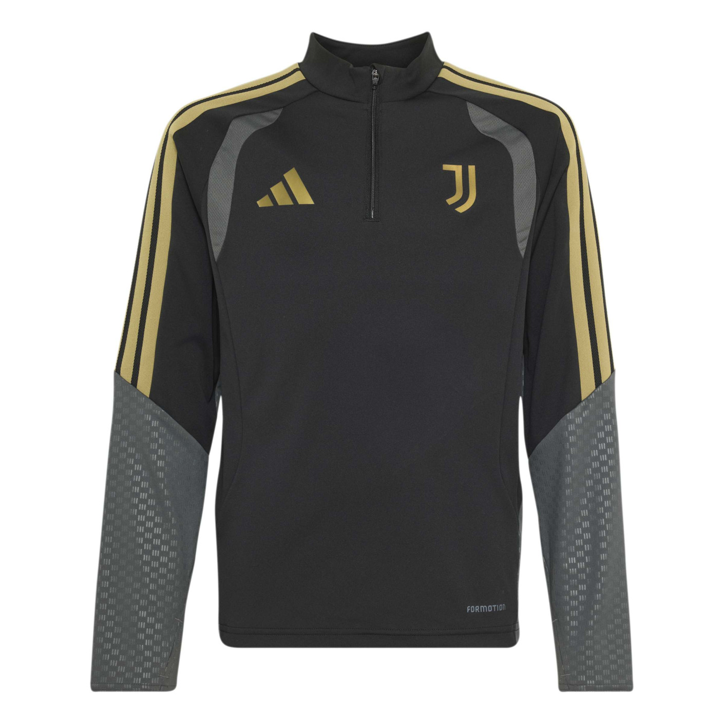 adidas Juventus European Training sweater 1/4-Zip 2026-2027 Kids Black Grey Gold