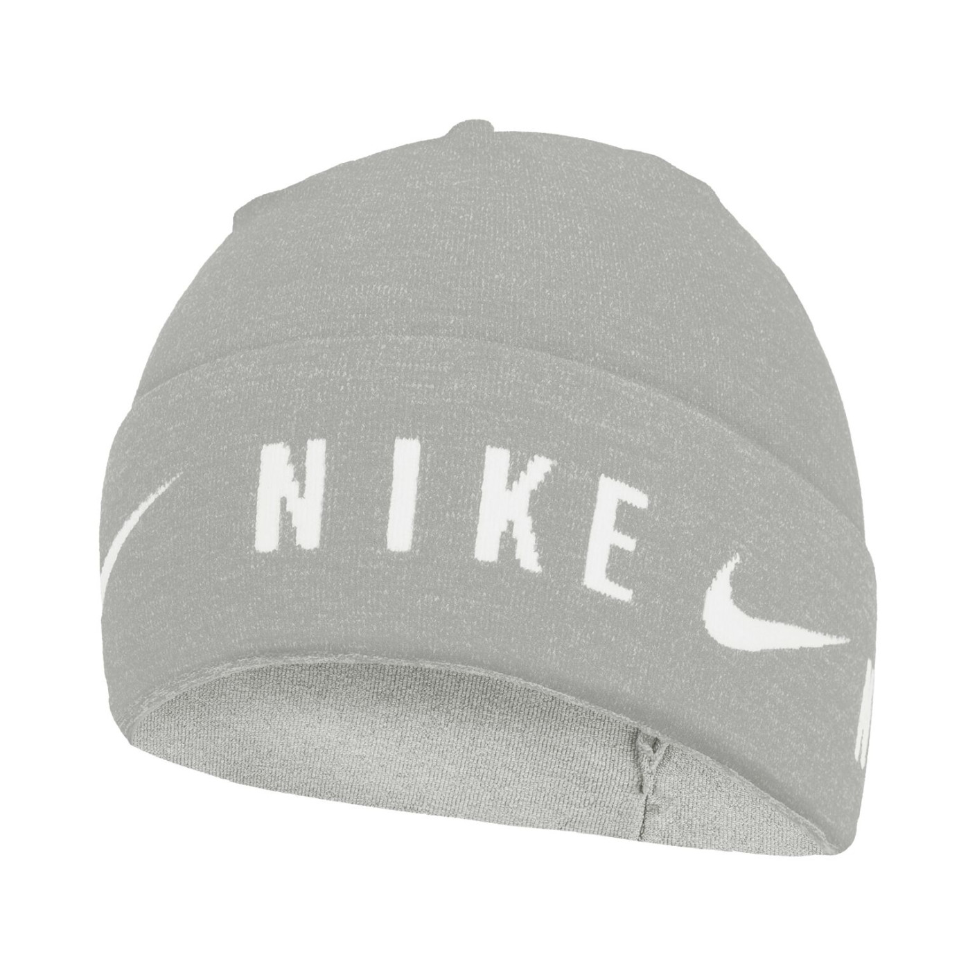 Nike Dri-FIT Lightweight Knit Gevoerde Muts Lichtgrijs Wit