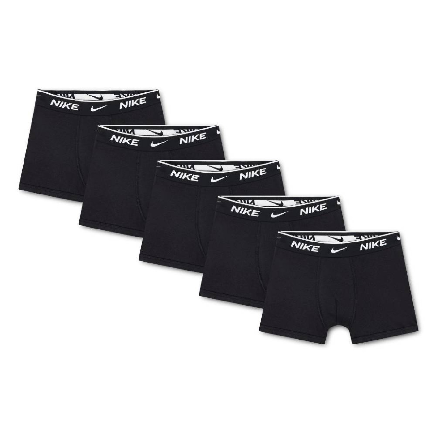 Nike Boxershort 5-Pack Kids Zwart Wit