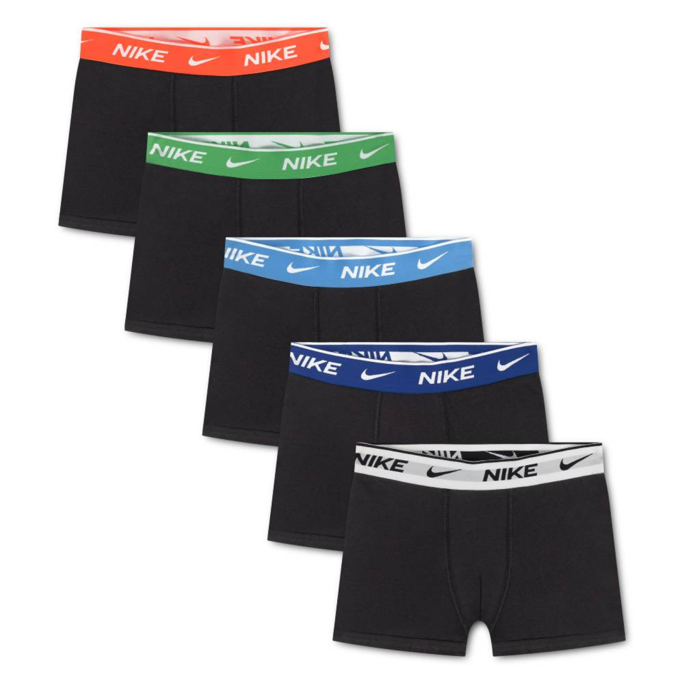 Nike Boxershort 5-Pack Kids Zwart Multicolor