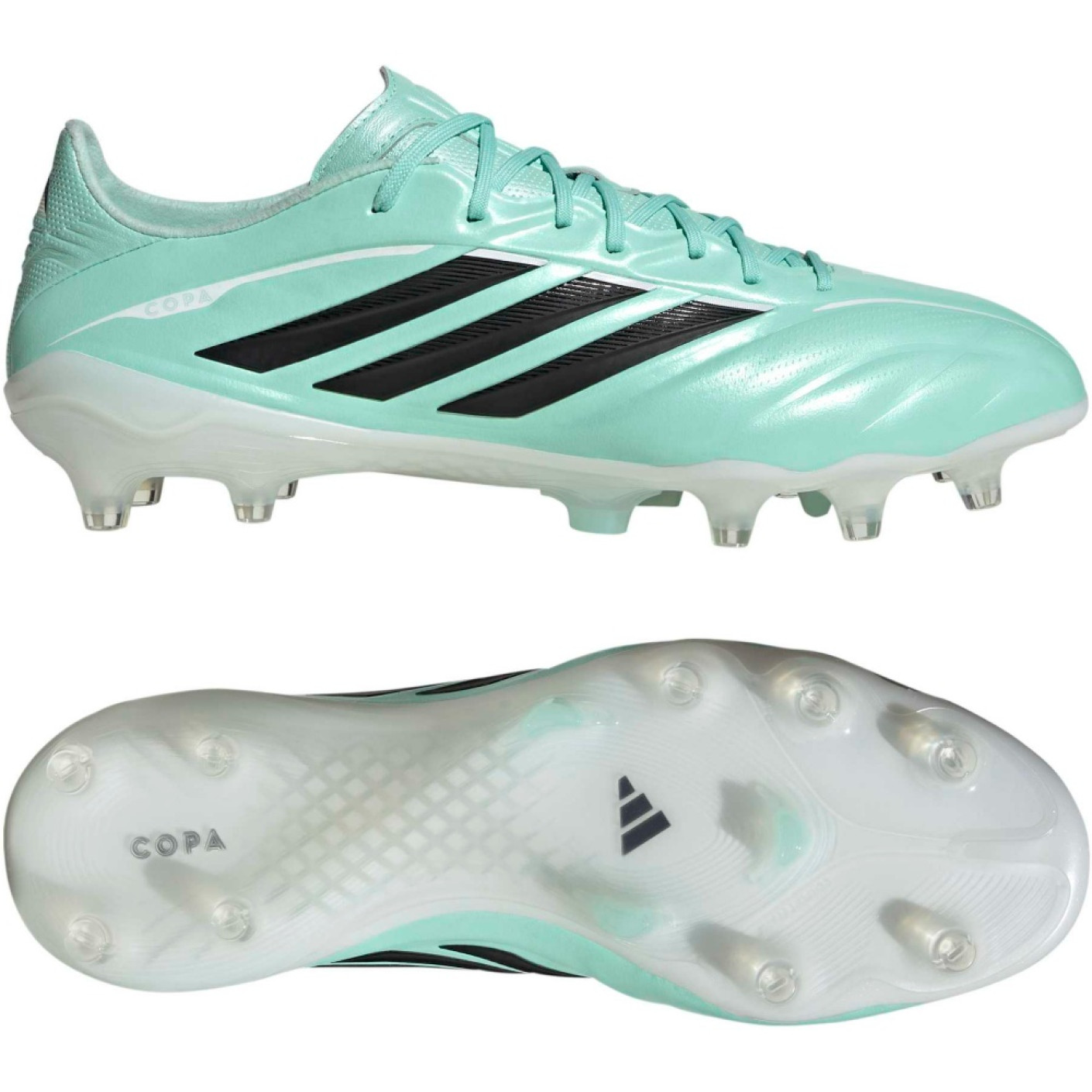 adidas Copa Pure IV Elite Gras Voetbalschoenen (FG) Mintgroen Zwart Wit