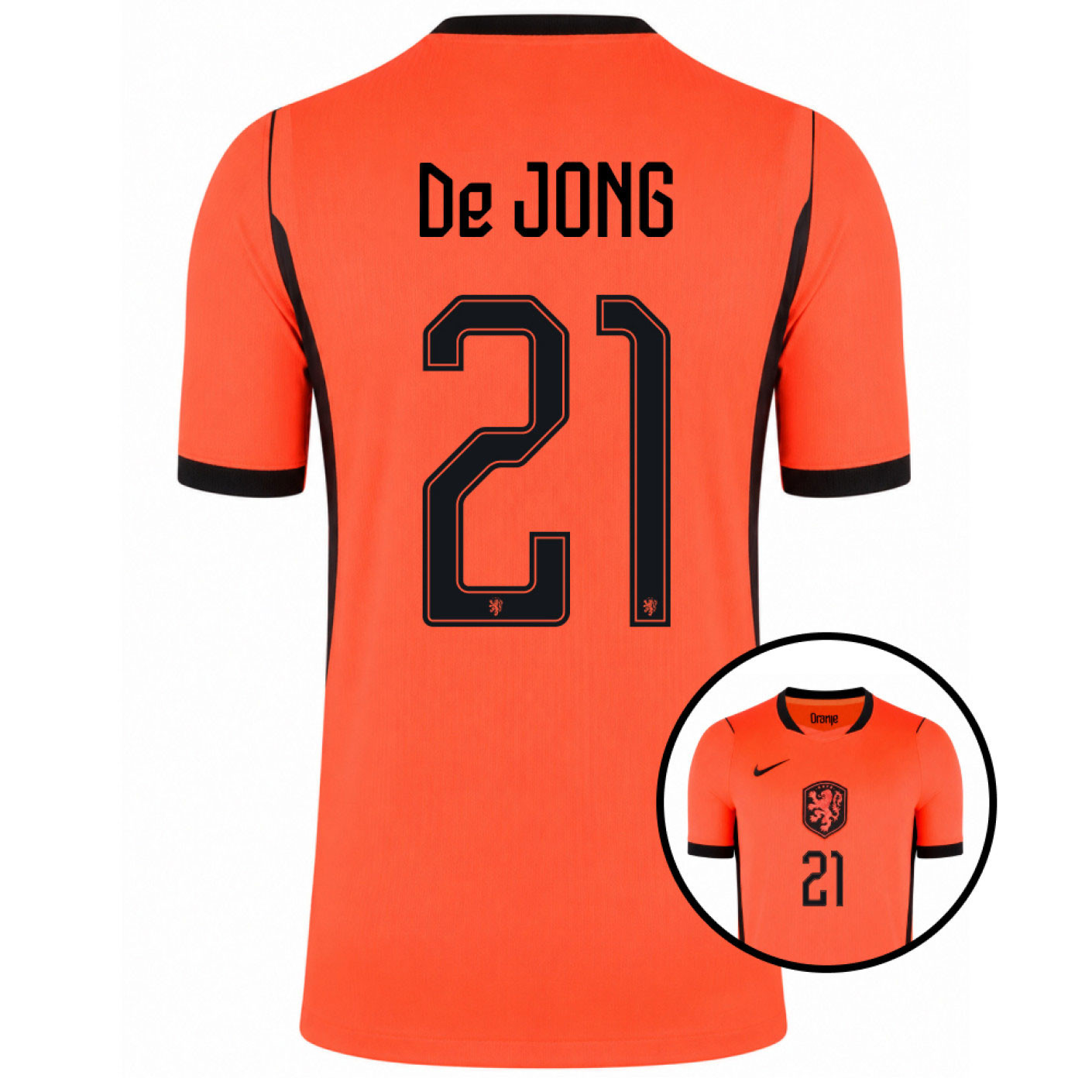 Nike Netherlands De Jong 21 Home Shirt 2026-2028