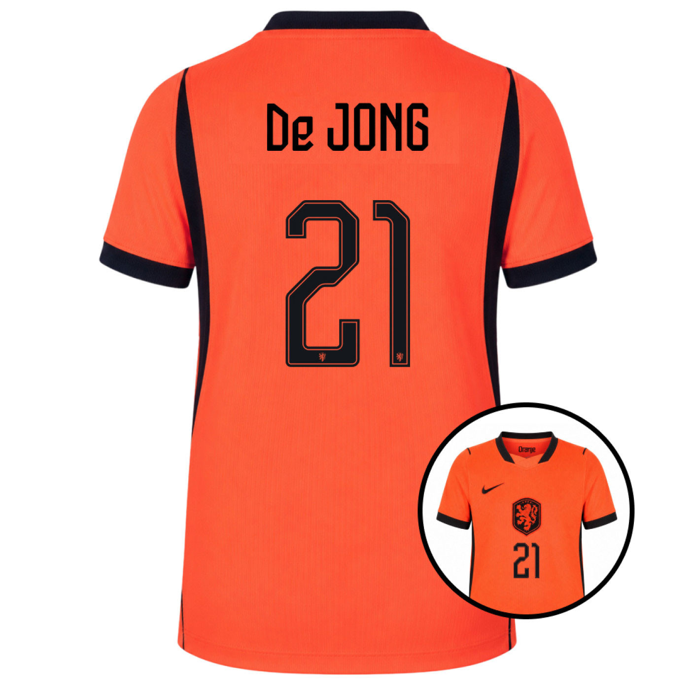 Nike Netherlands De Jong 21 Home Shirt 2026-2028 Kids