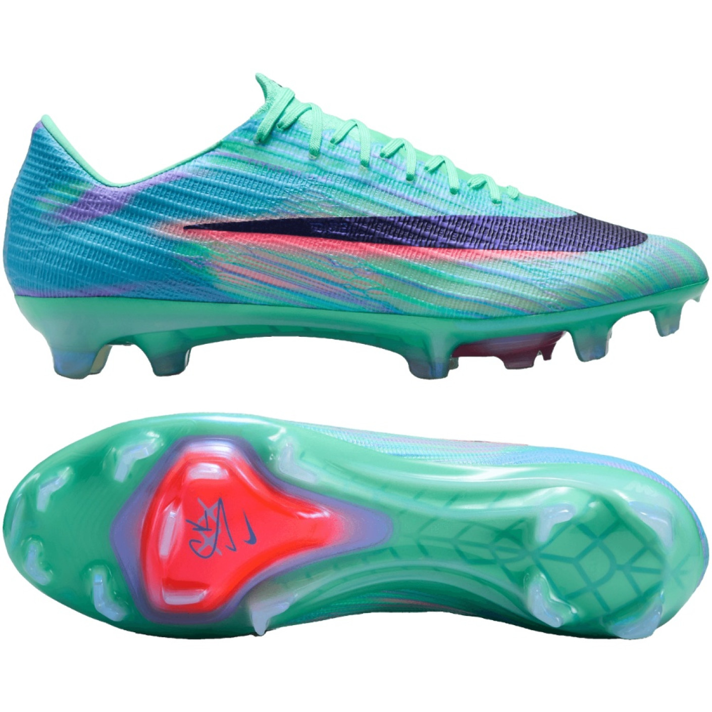 Nike Zoom Mercurial Superfly 11 Sam Kerr Elite Grass Football Boots (FG) Turquoise Blue Purple Orange