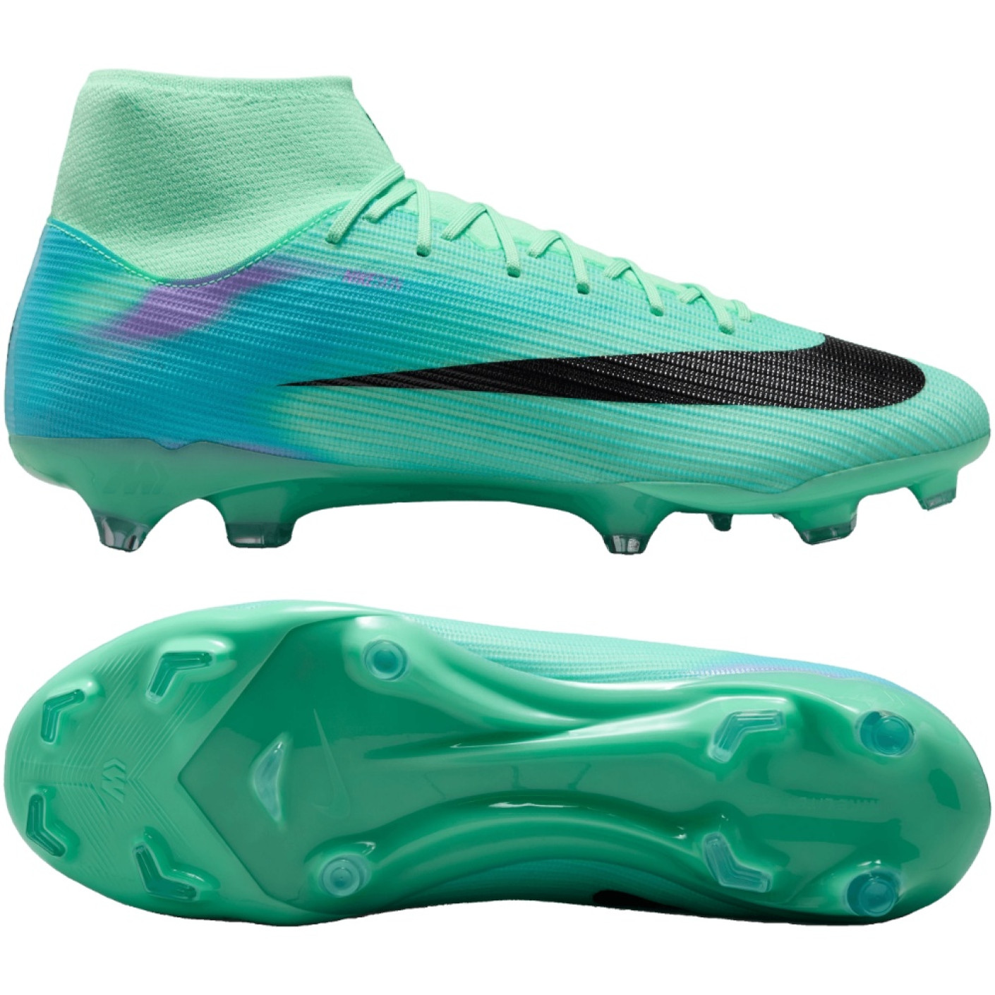 Nike Mercurial Superfly 11 Sam Kerr Academy Grass/Artificial Grass Football Boots (MG) Turquoise Blue Purple Orange