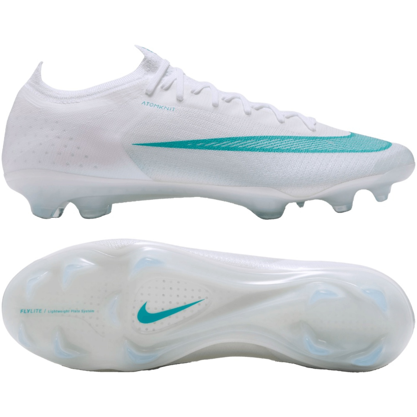 Nike Mercurial Vapor 17 Elite Gras Voetbalschoenen (FG) Wit Turquoise