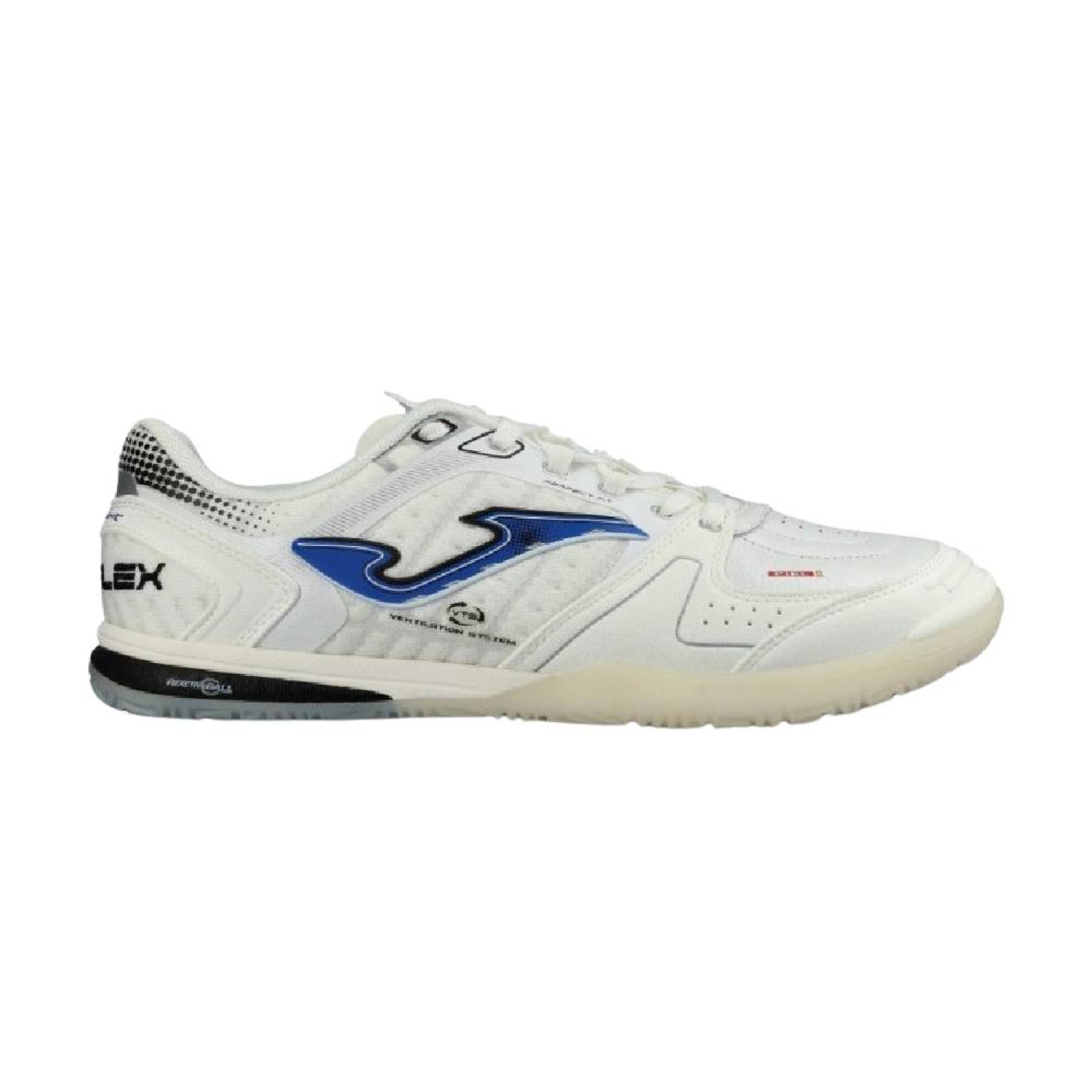 Joma Top Flex Ultralight Indoor Football Boots (IN) White Black Blue