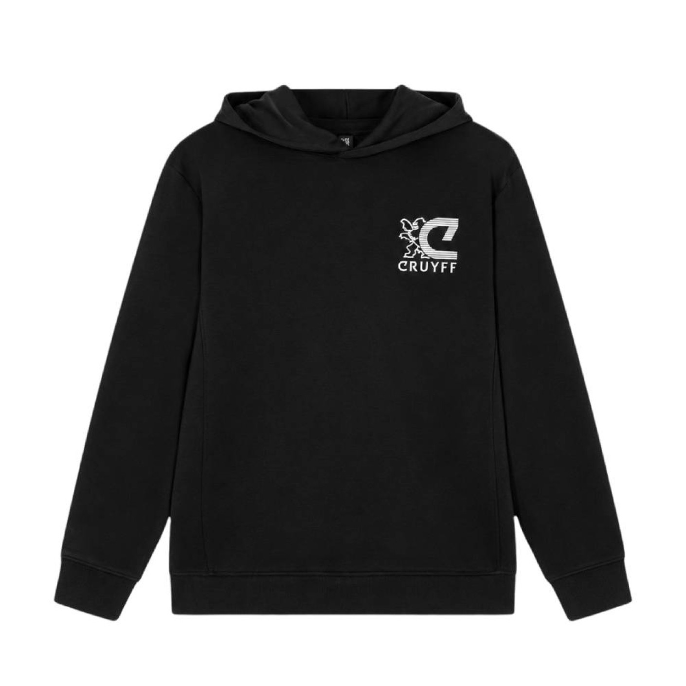 Cruyff C-lion Alpha Hoodie Zwart Zilver