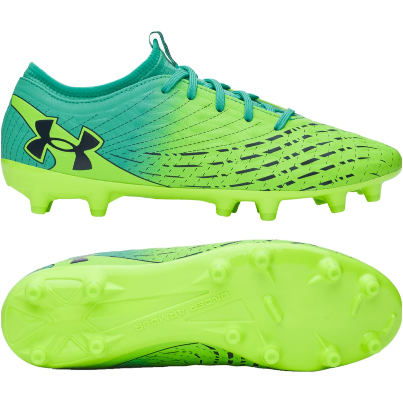 Under Armour Magnetico Select 5 Gras Voetbalschoenen (FG) Groen