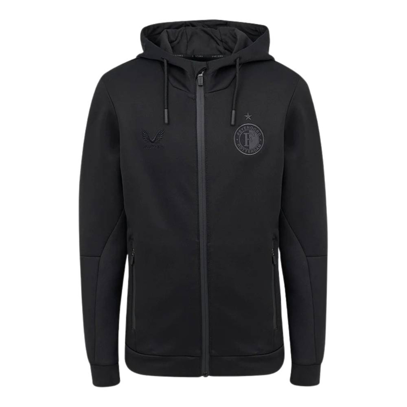 Castore Feyenoord EU Travel Training Jacket Hooded 2026-2027 Black
