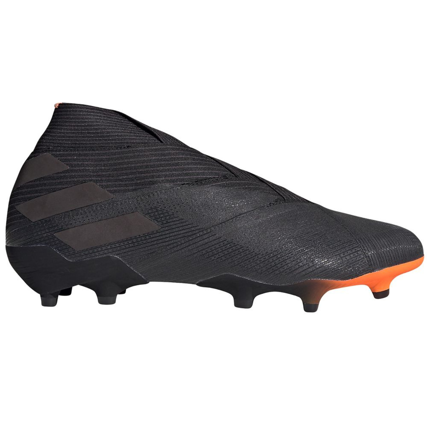 adidas NEMEZIZ 19+ GRAS VOETBALSCHOENEN (FG) Zwart Zwart Oranje