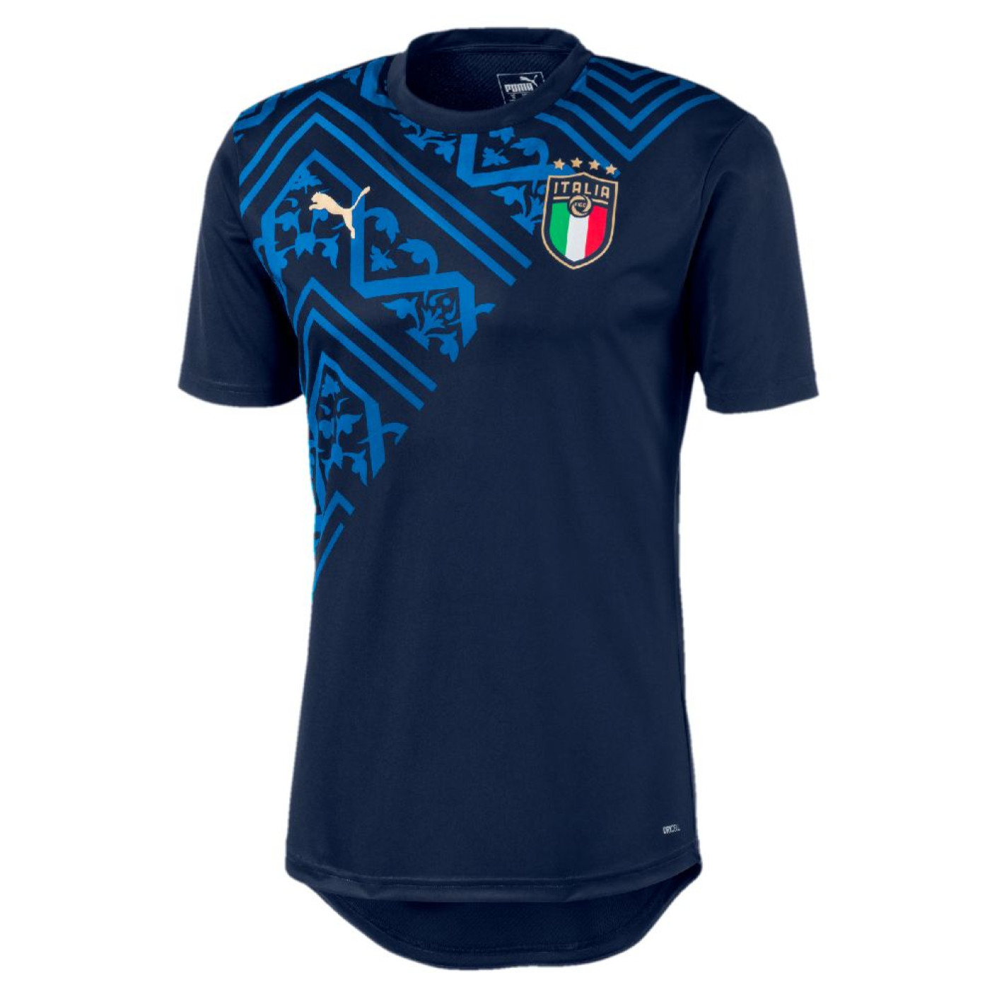 PUMA Italie Stadium Trainingsshirt 2020-2021 Blauw Lichtblauw