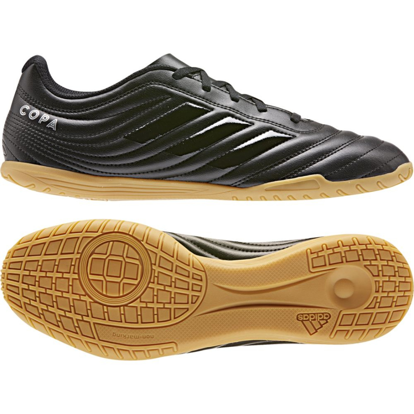 adidas COPA 19.4 Zaalvoetbalschoenen Zwart Zwart Zwart