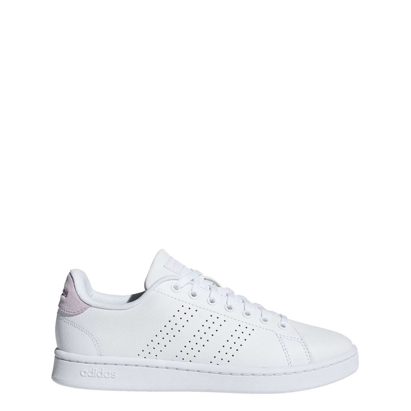 adidas Advantage Sneaker Dames Wit Roze Wit