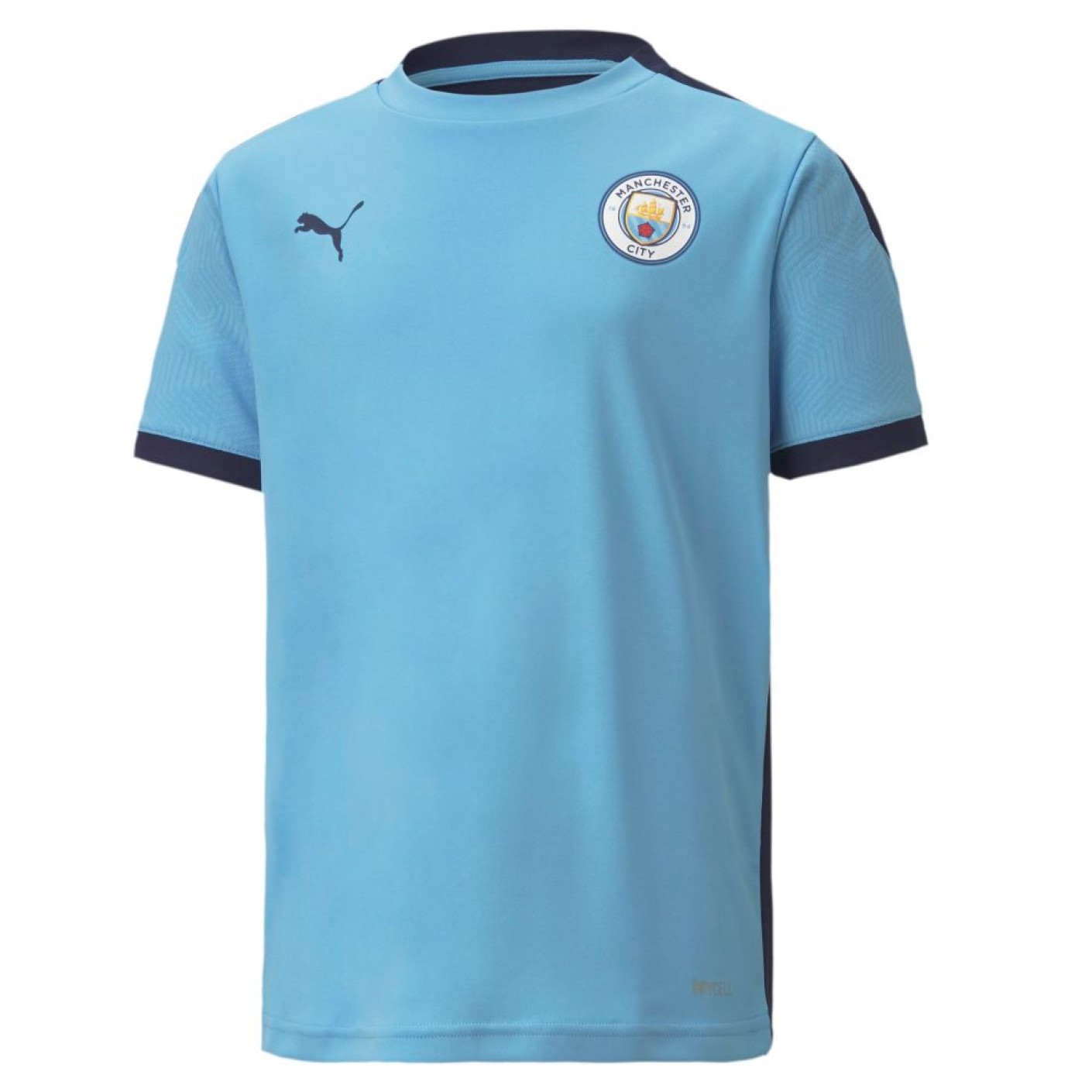 PUMA Manchester City Trainingsshirt 2020-2021 Kids Lichtblauw