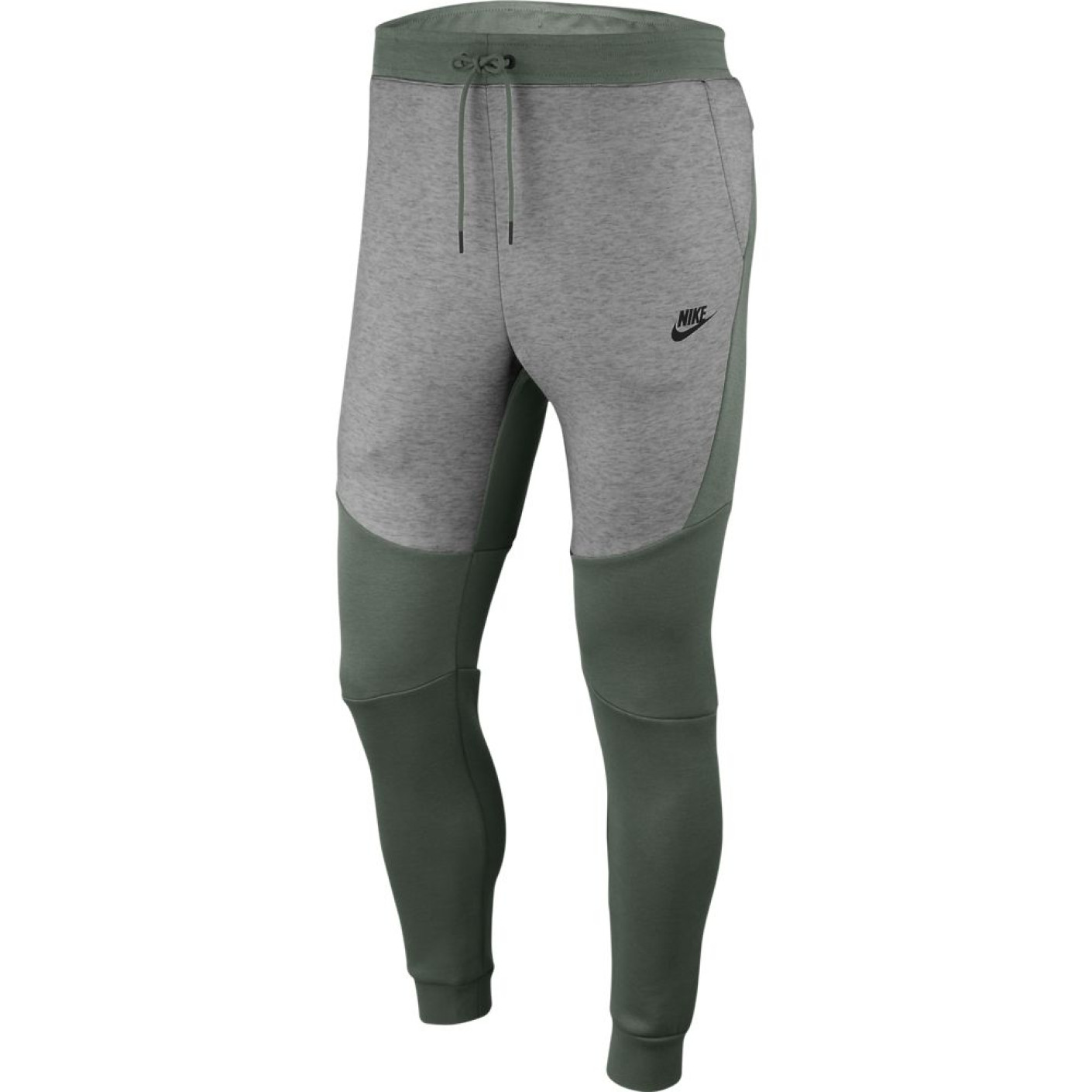 Nike NSW Tech Fleece Trainingsbroek Grijs Groen Zwart
