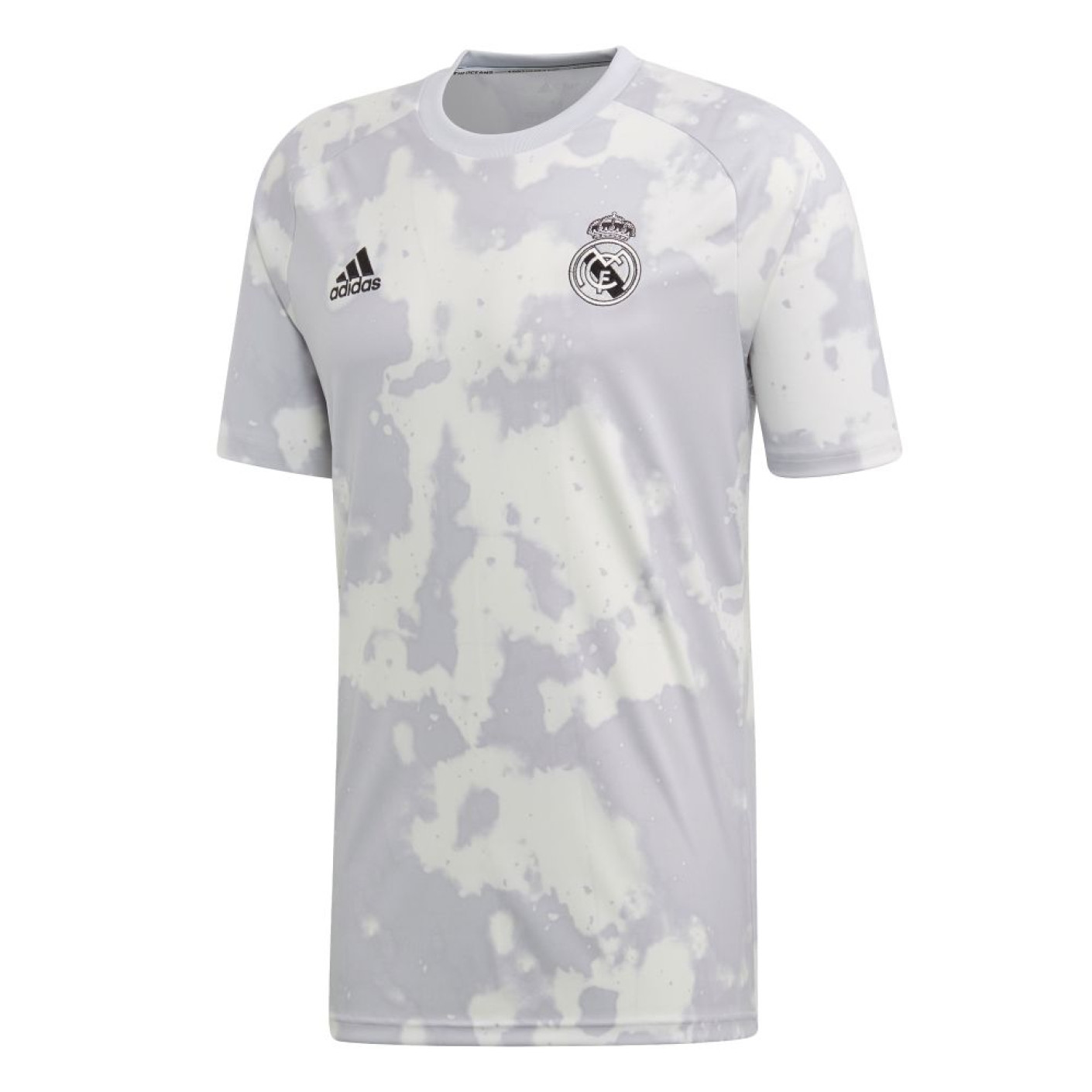 adidas Real Madrid Pre Match Trainingsshirt 2019-2020 Grijs Wit