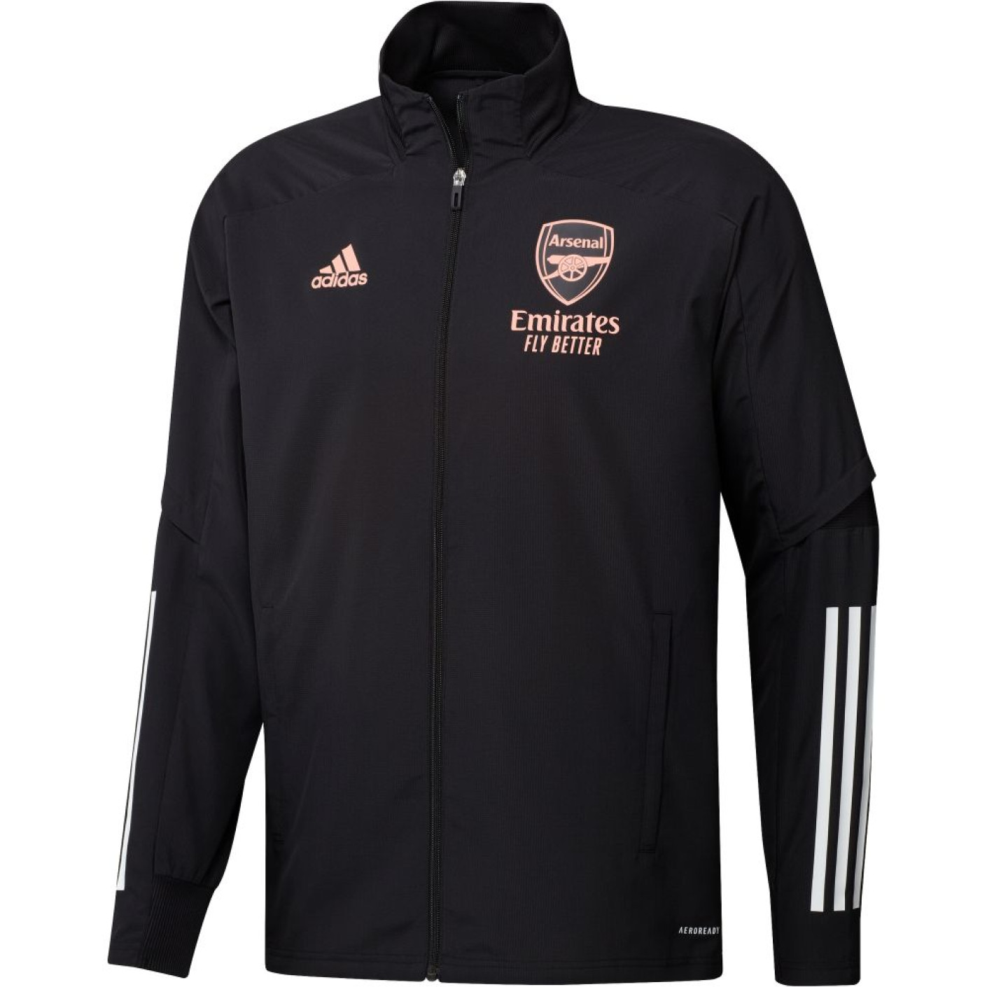 adidas Arsenal Trainingsjack 2020-2021 Zwart