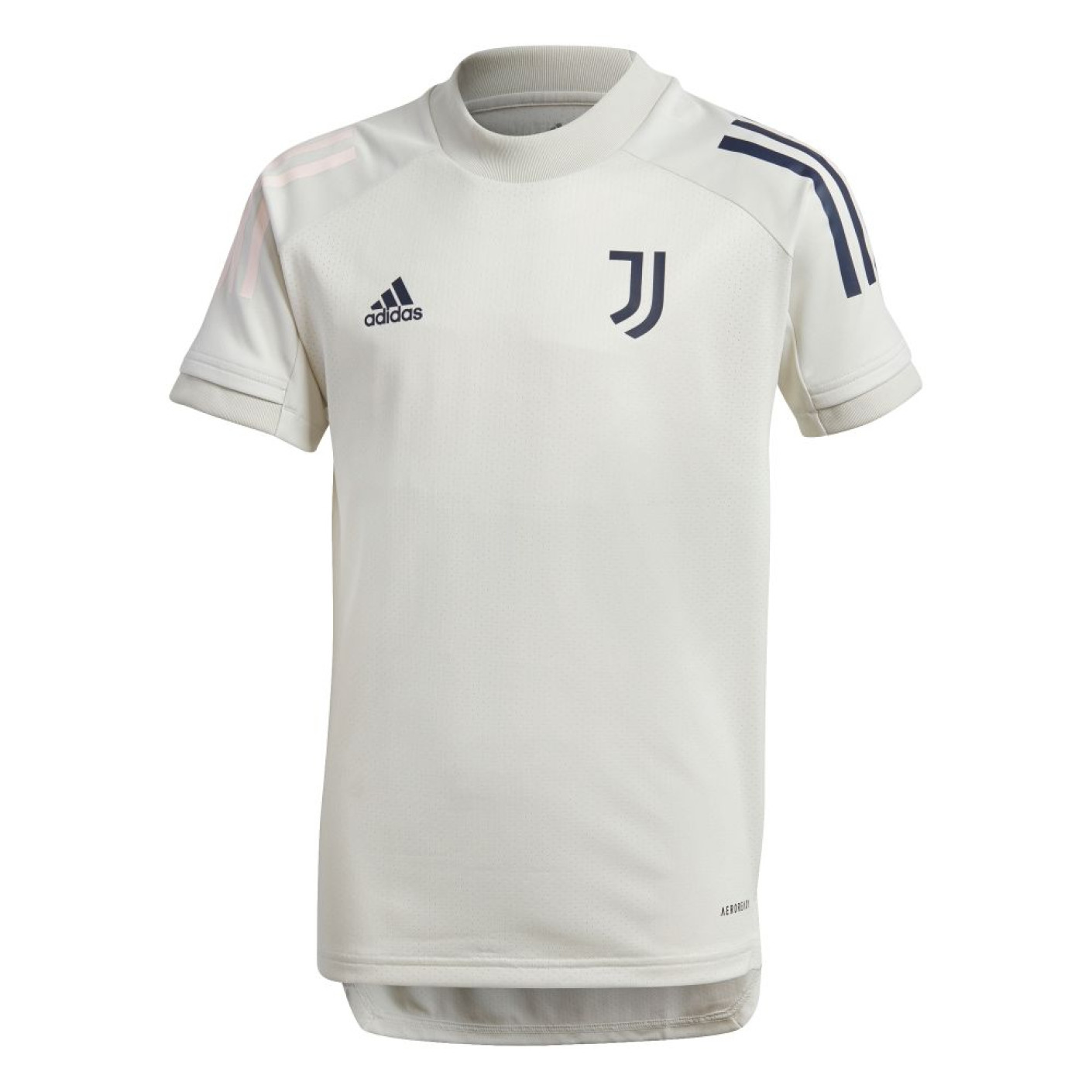 adidas Juventus Trainingsshirt 2020-2021 Kids Lichtgrijs Donkerblauw