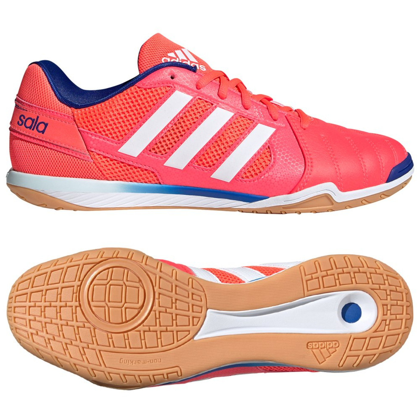 adidas Top Sala Zaalvoetbalschoenen (IN) Roze Wit Blauw
