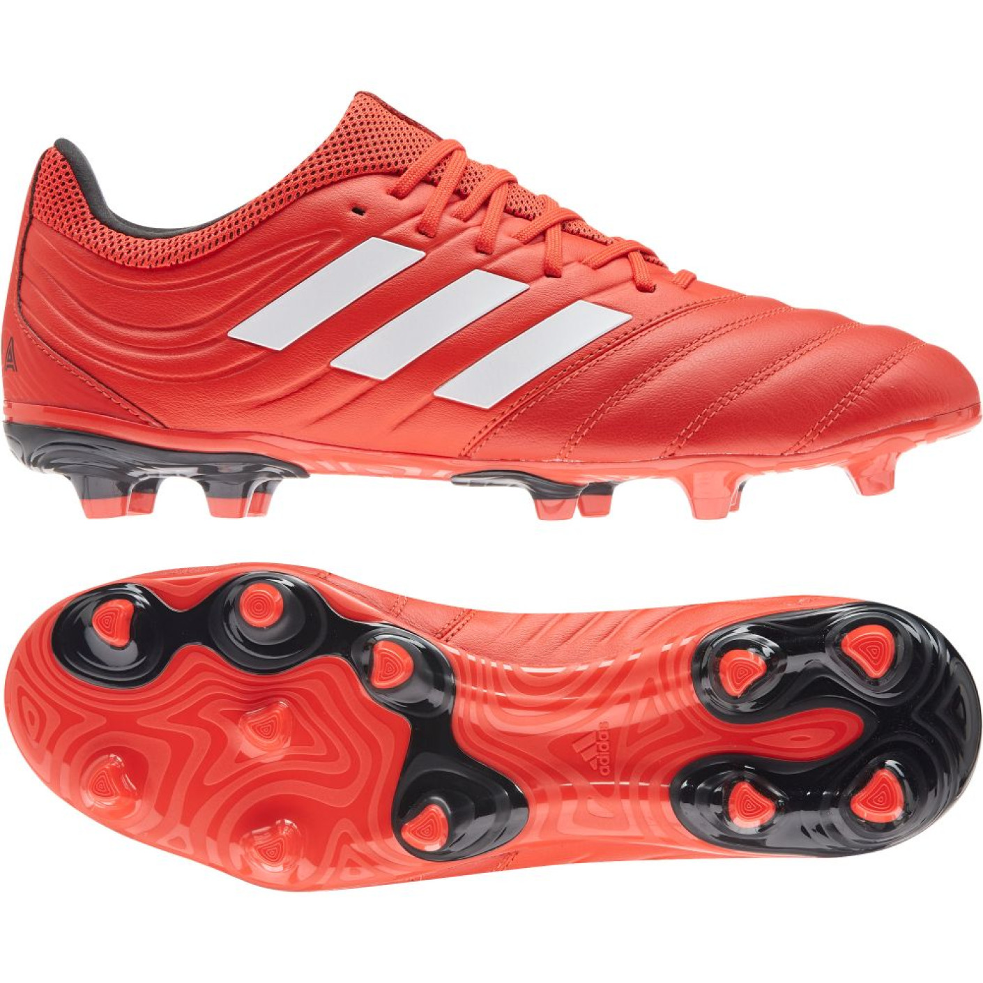 adidas COPA 20.3 Gras Voetbalschoenen (FG) Rood Wit Zwart