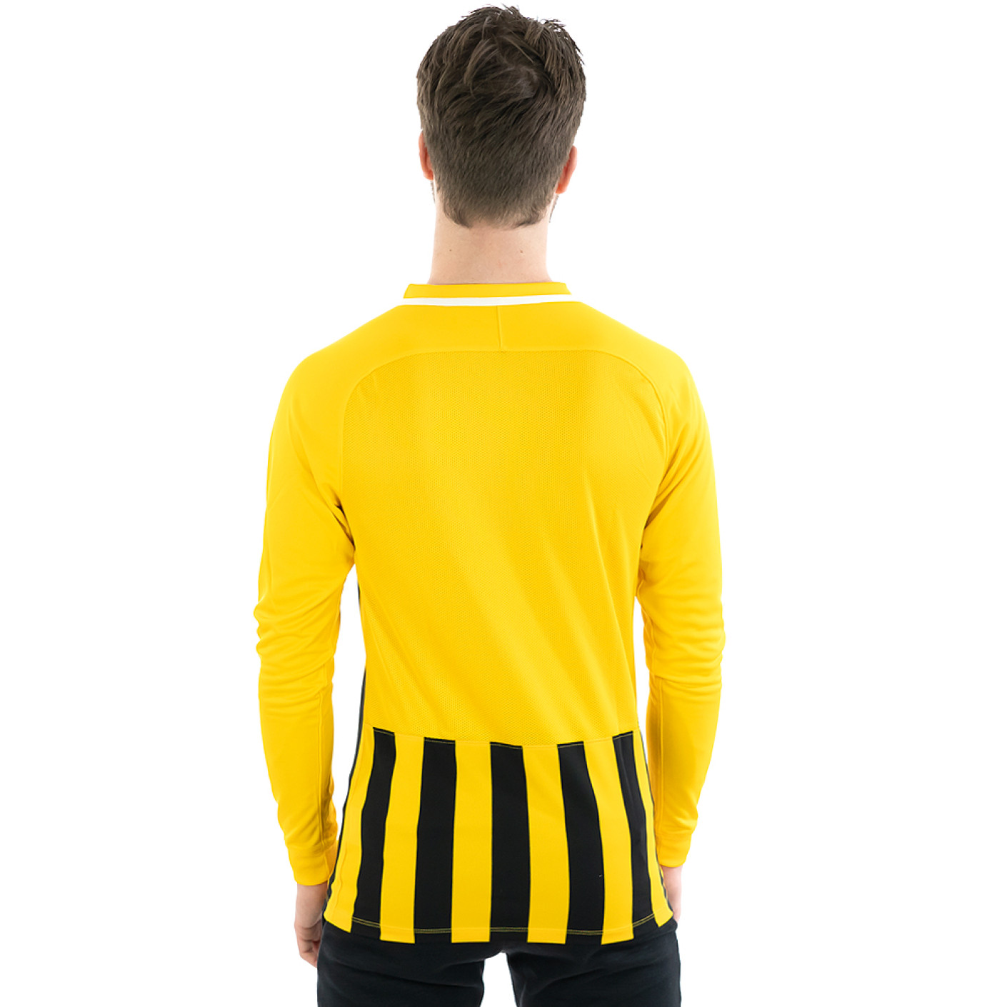 nike striped division iii long sleeve football shirt
