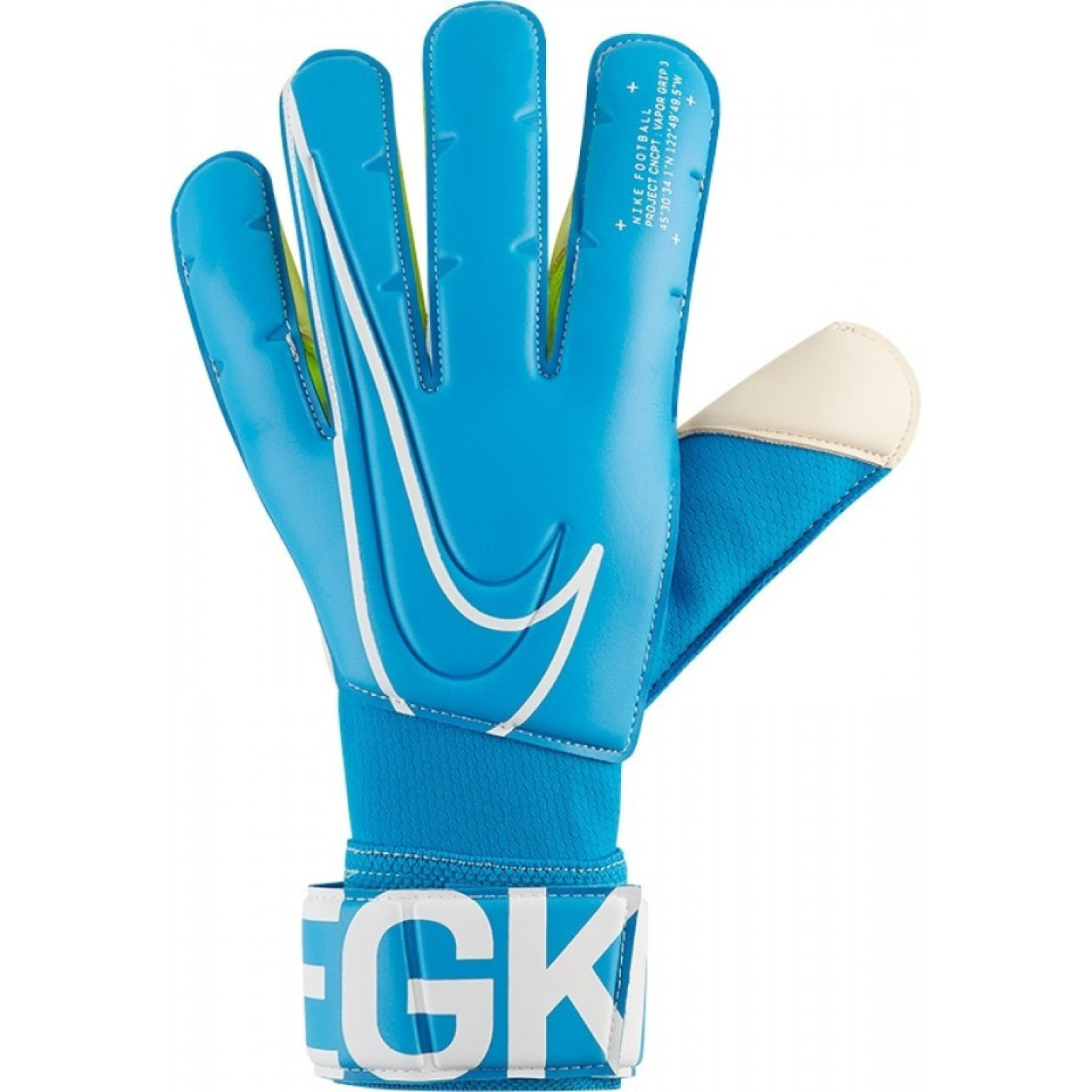 Nike Vapor Grip 3 Keepershandschoenen Blauw Wit