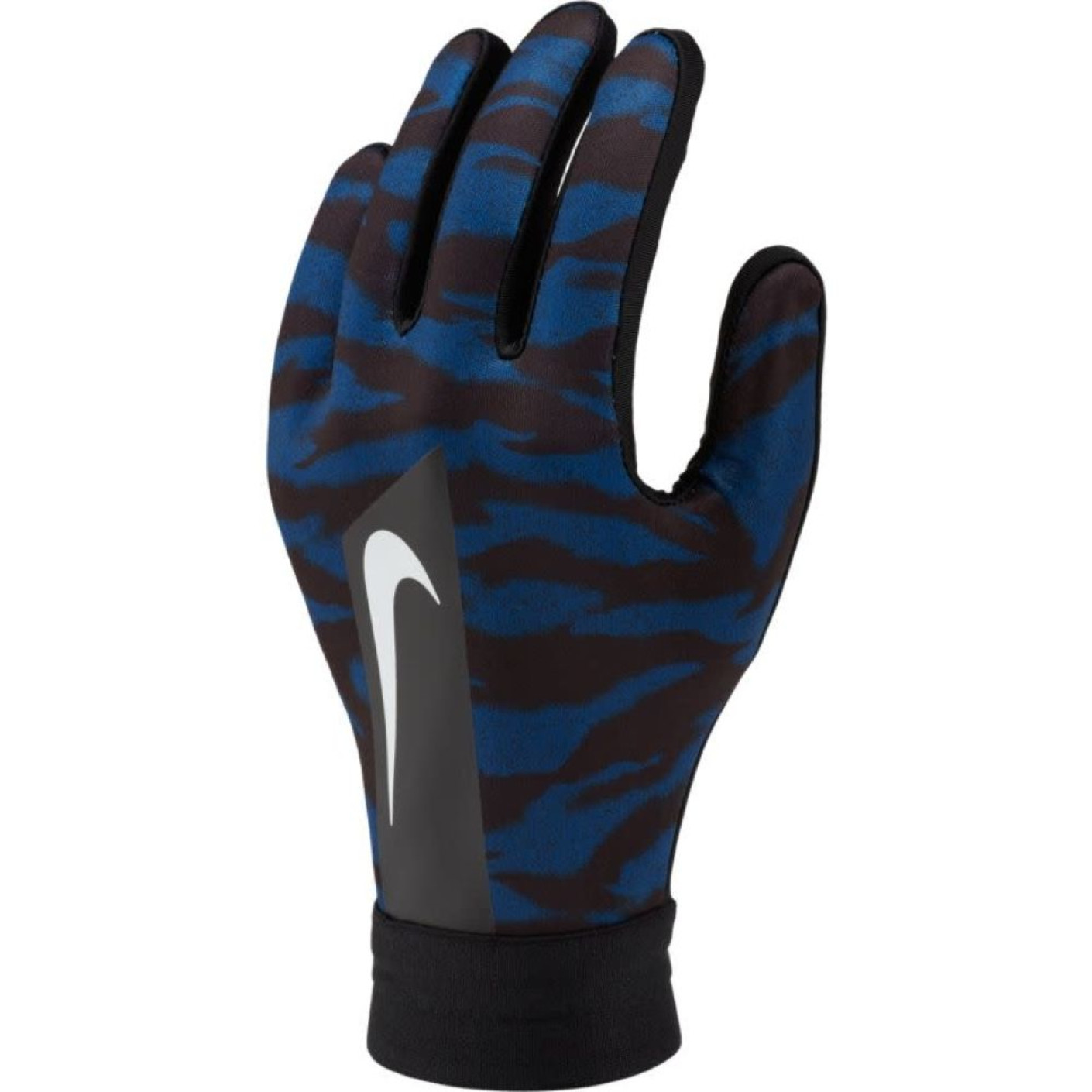 Nike Academy HyperWarm Handschoenen AOP Kids Zwart Antraciet Blauw