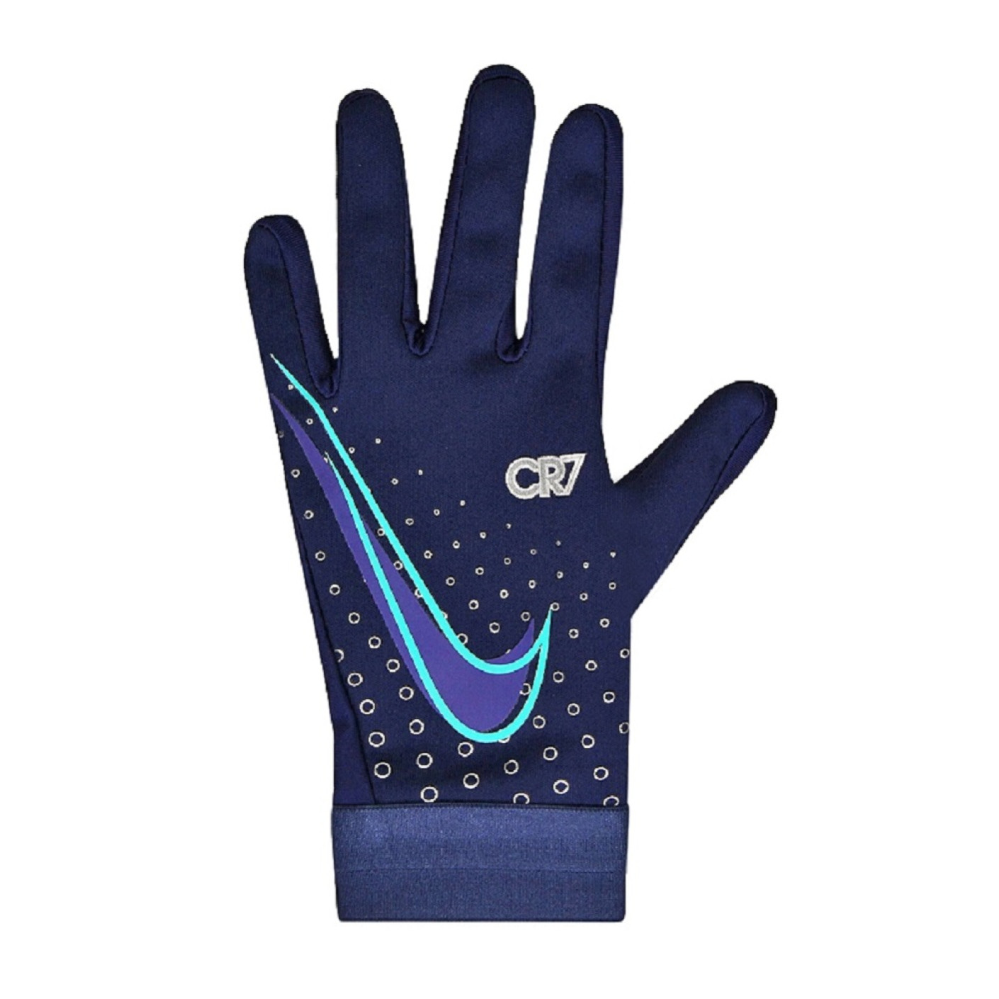 Nike CR7 Hyperwarm Handschoenen Kids Donkerblauw Blauw