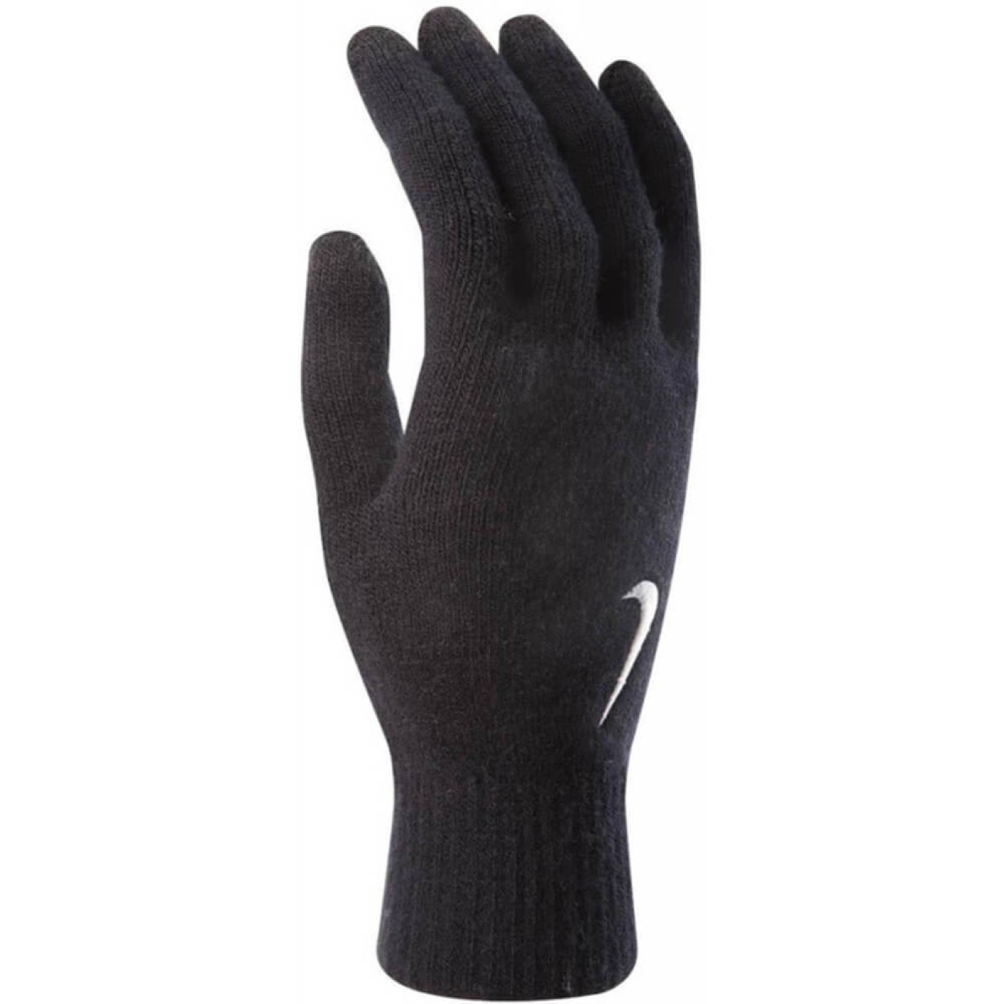 Nike Knitted Swoosh Handschoenen Zwart Wit