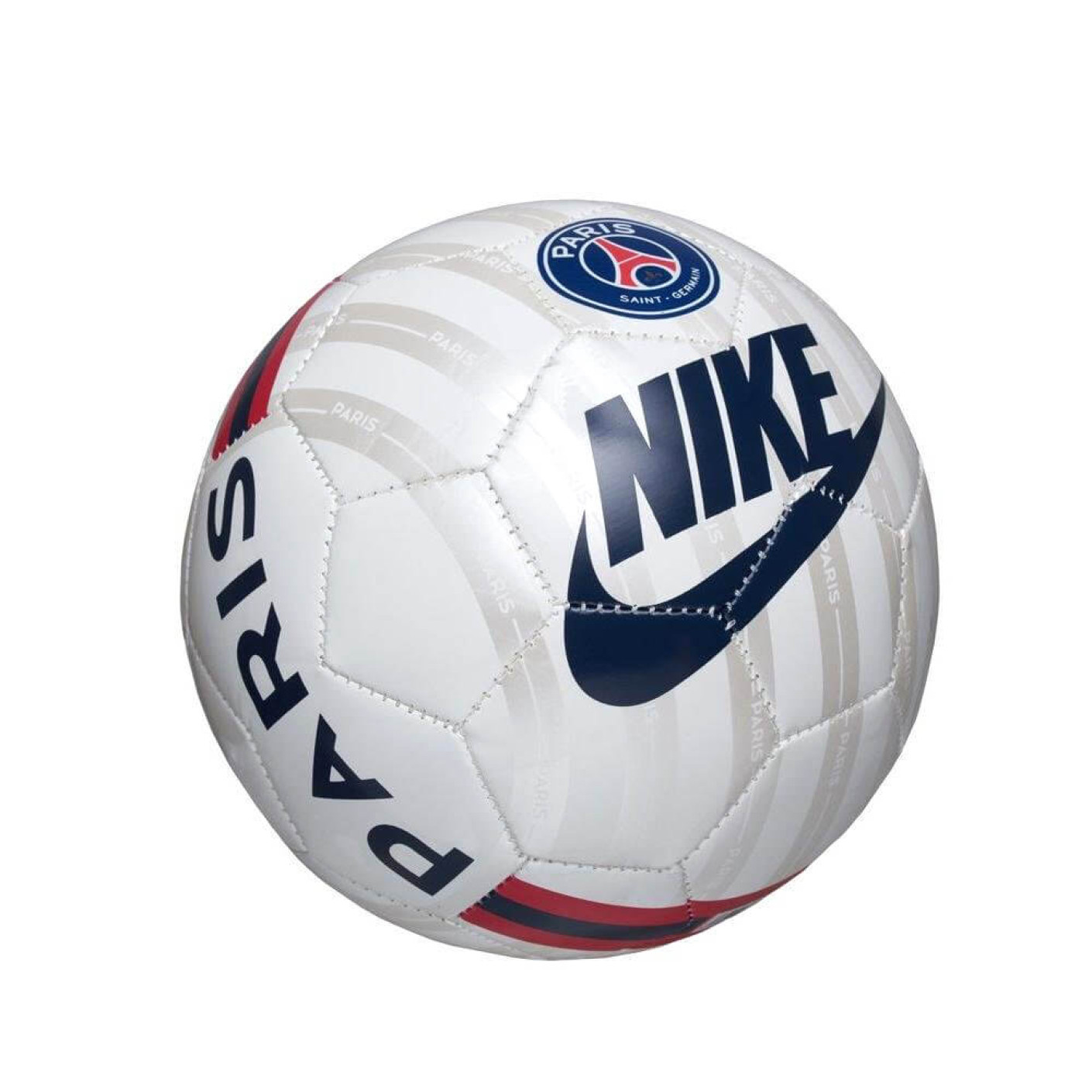 Nike Paris Saint Germain SKLS Mini Voetbal Wit Zilver
