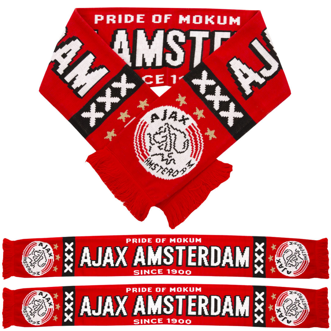 Ajax Sjaal Mokum Rood
