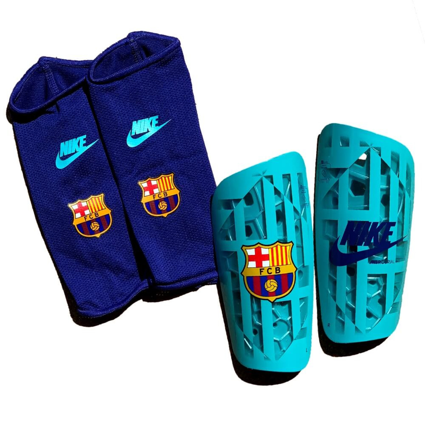 Nike FC Barcelona Mercurial Lite Scheenbeschermer Groen