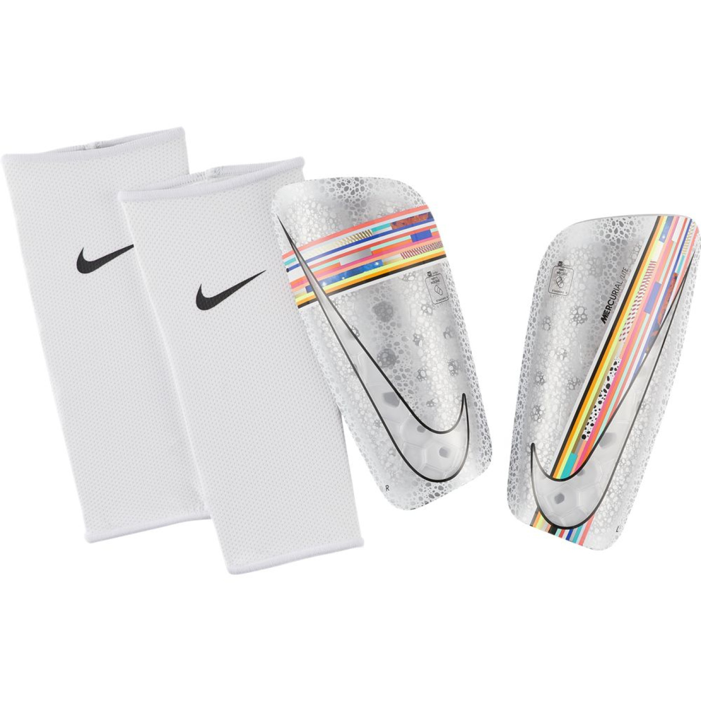 Nike Mercurial Lite Scheenbeschermers Wit Multicolor