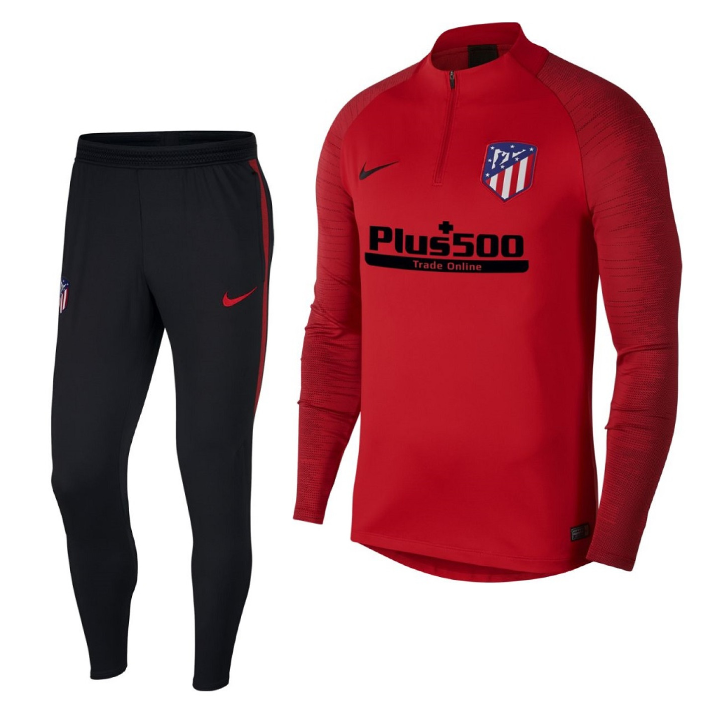 Besluit Post impressionisme Absorberend Nike Atletico Madrid Strike Drill Trainingspak 2019-2020 Rood Zwart