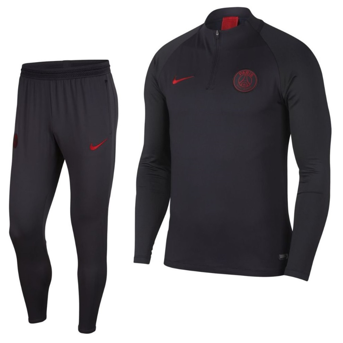 Nike Paris Saint Germain Drill Strike Trainingspak 2019-2020 Grijs Rood