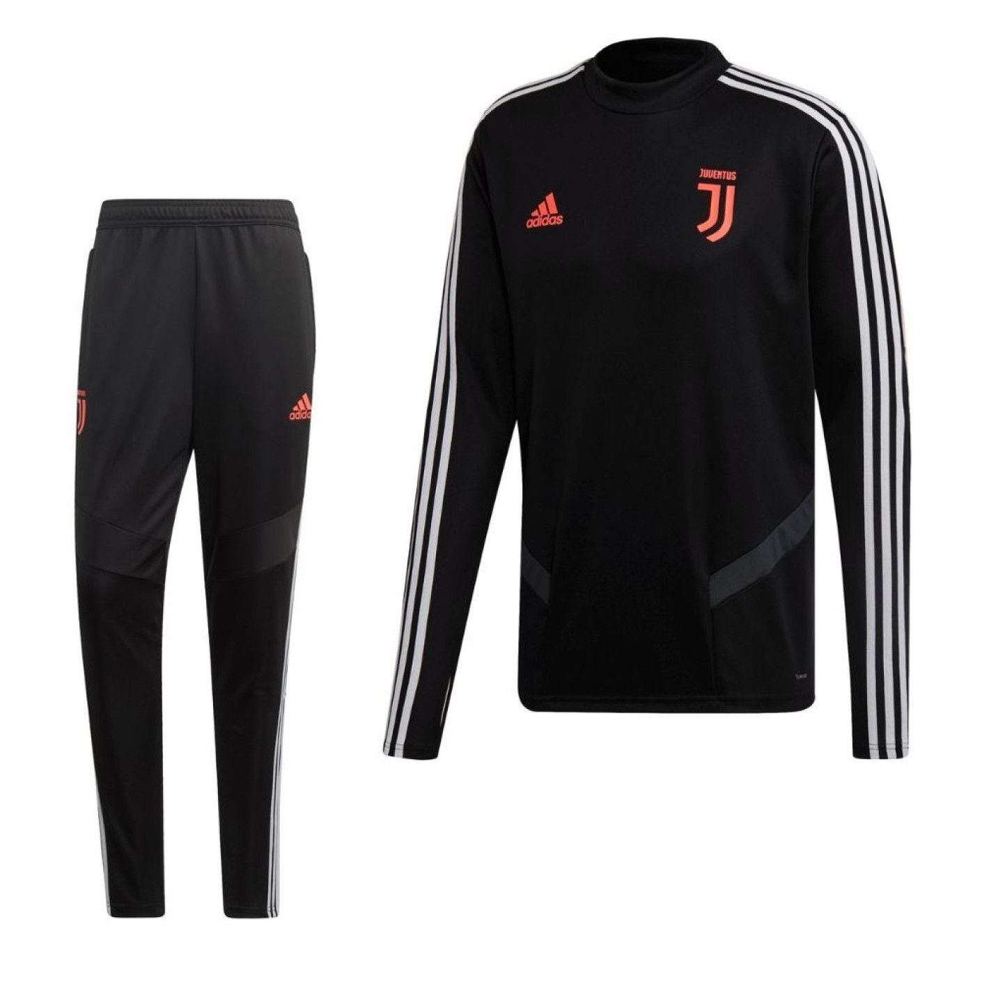 adidas Juventus Top Trainingspak 2019-2020 Zwart Wit Roze