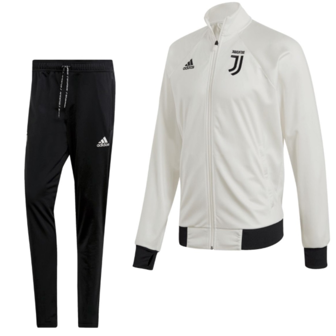adidas Juventus ICONS Trainingspak Wit Zwart