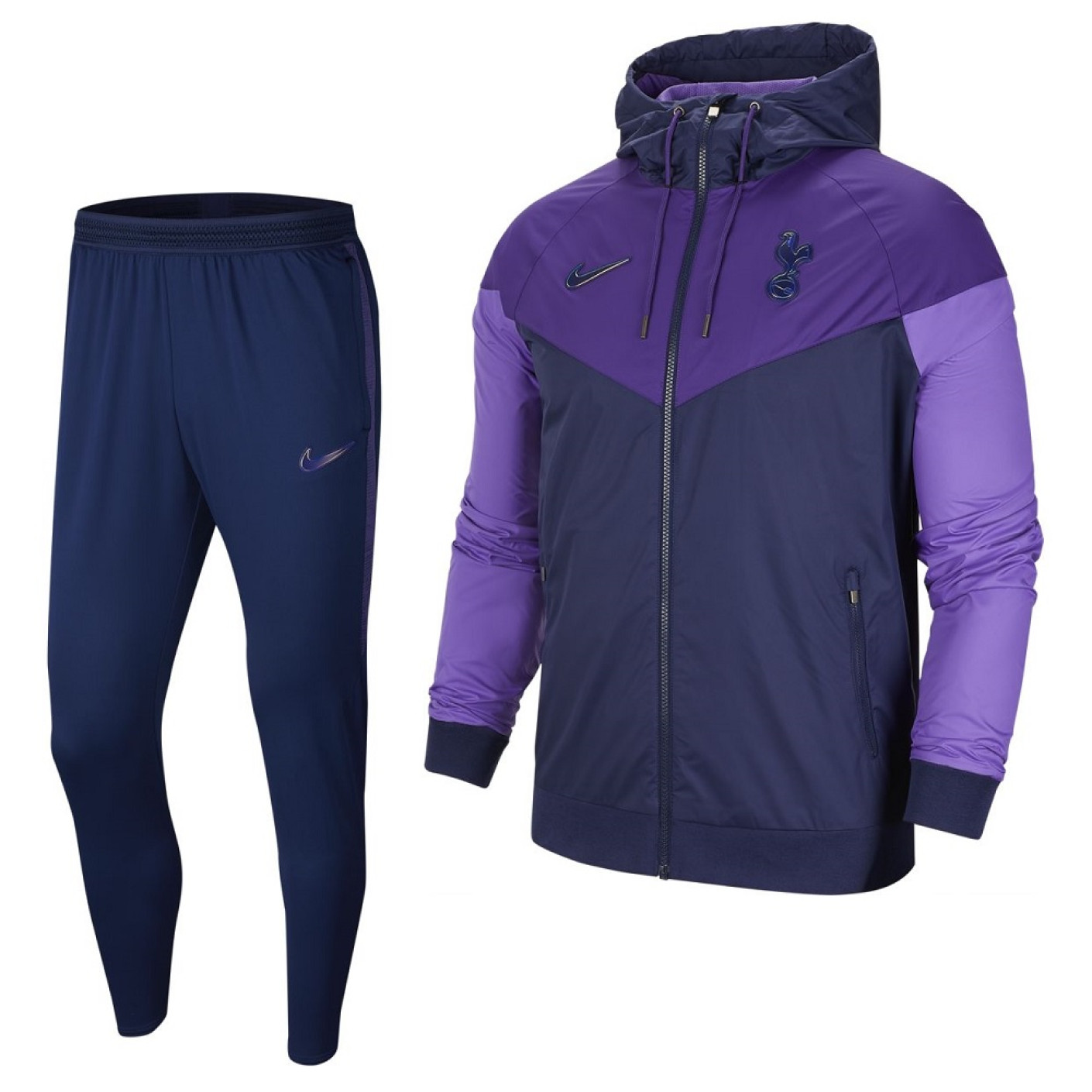 Nike Tottenham Hotspur Windrunner Trainingspak 2019-2020 Paars Donkerblauw
