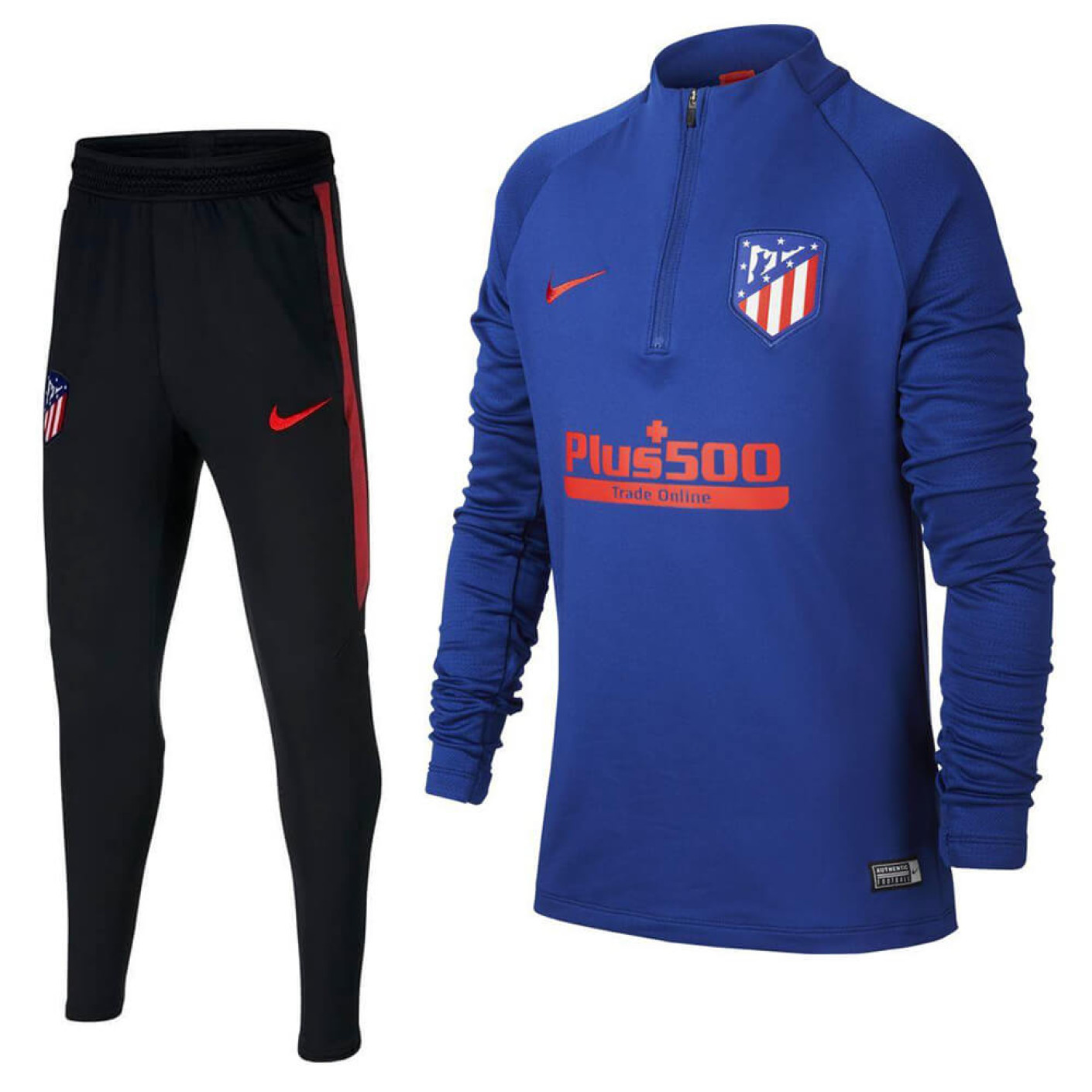 Nike Atletico Madrid Dry Strike Trainingspak 2019-2020 Kids Blauw Rood